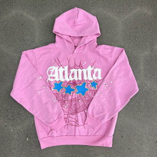 Sp5der Hoodie Atlanta Pink (Multiple Sizes)