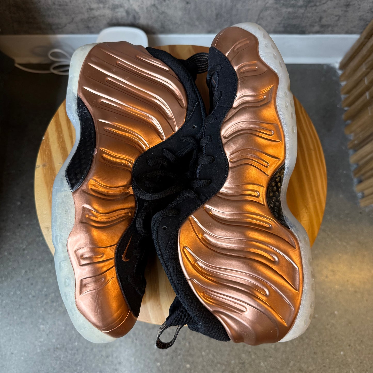 (PRE-OWNED) Nike Air Foamposite Copper SZ 11.5
