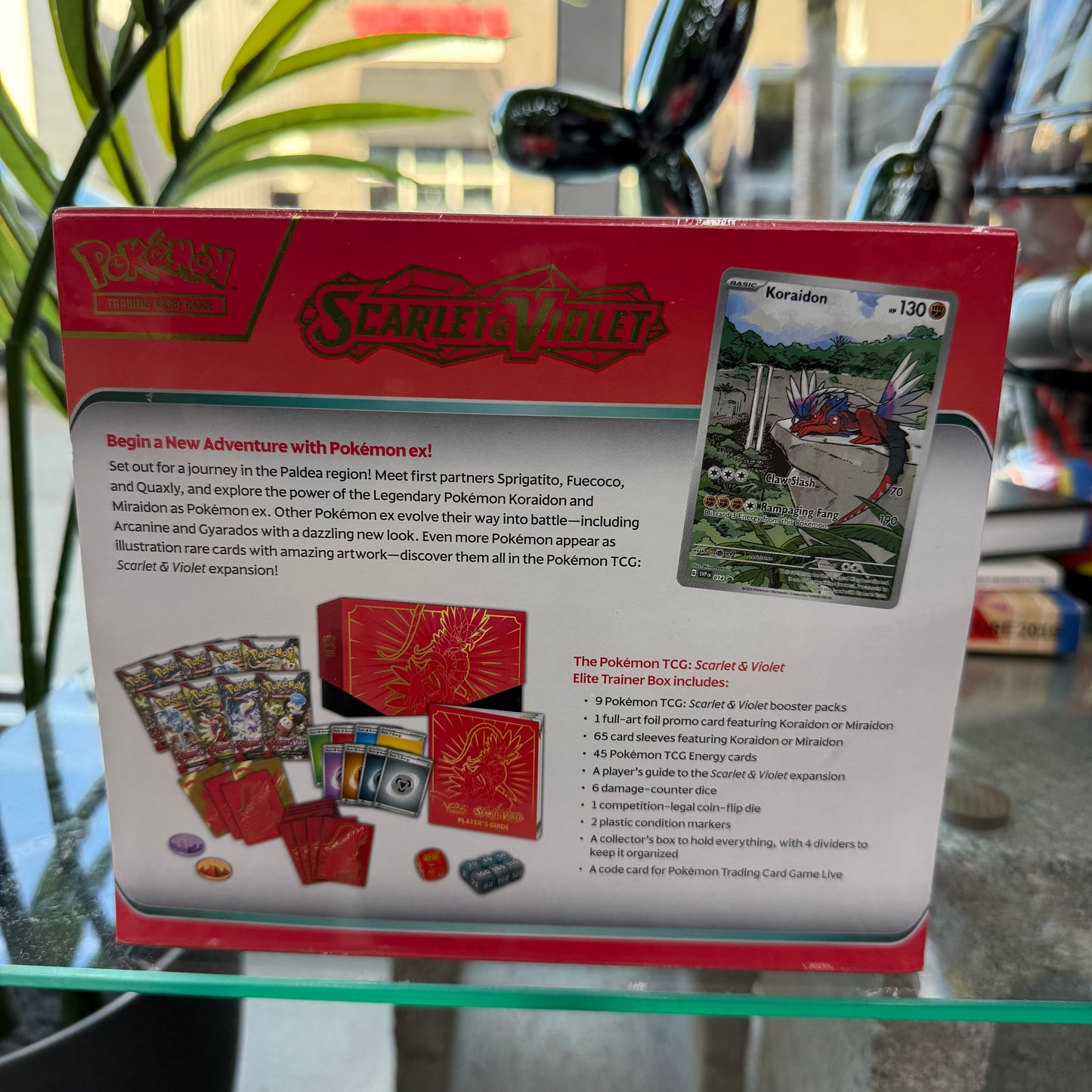 Scarlet & Violet Base ETB (RED) NEW