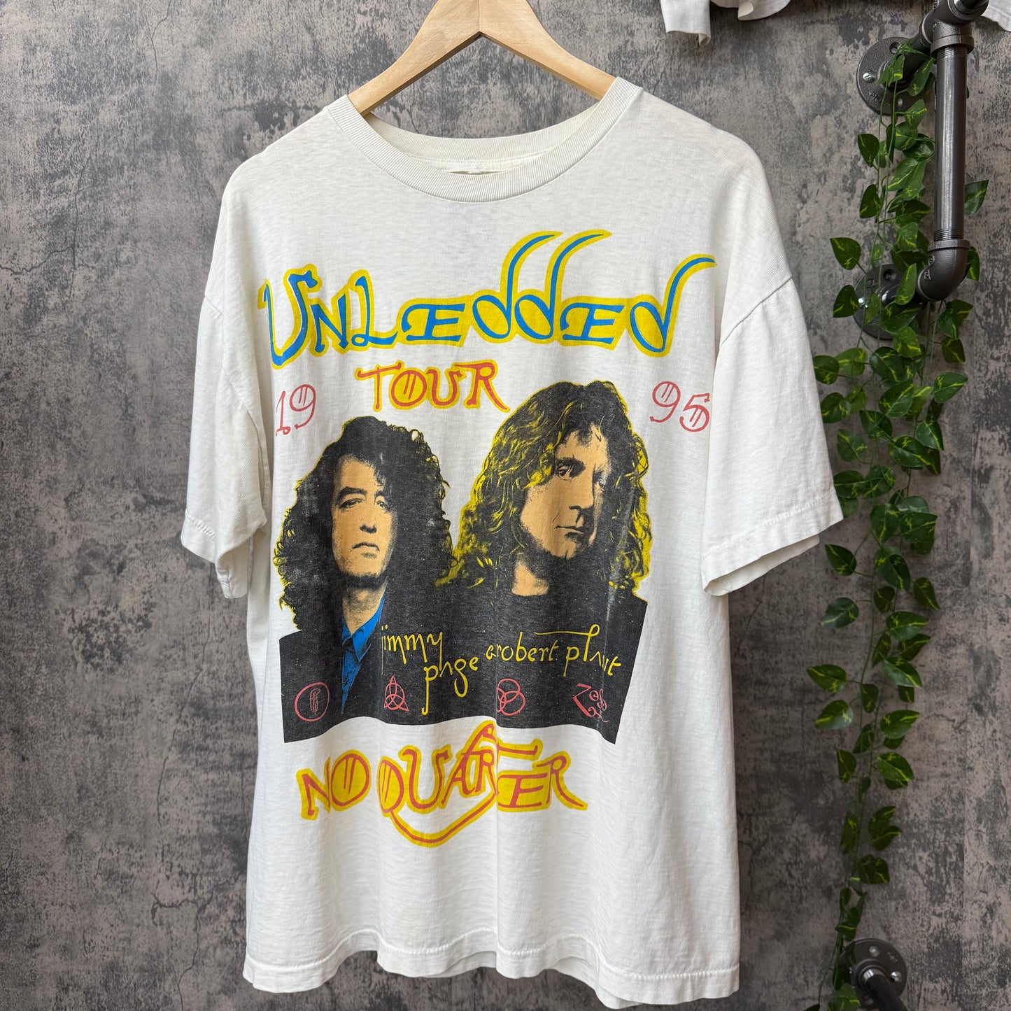 1995 Led Zeppelin Unledded Tour Tee SZ Large