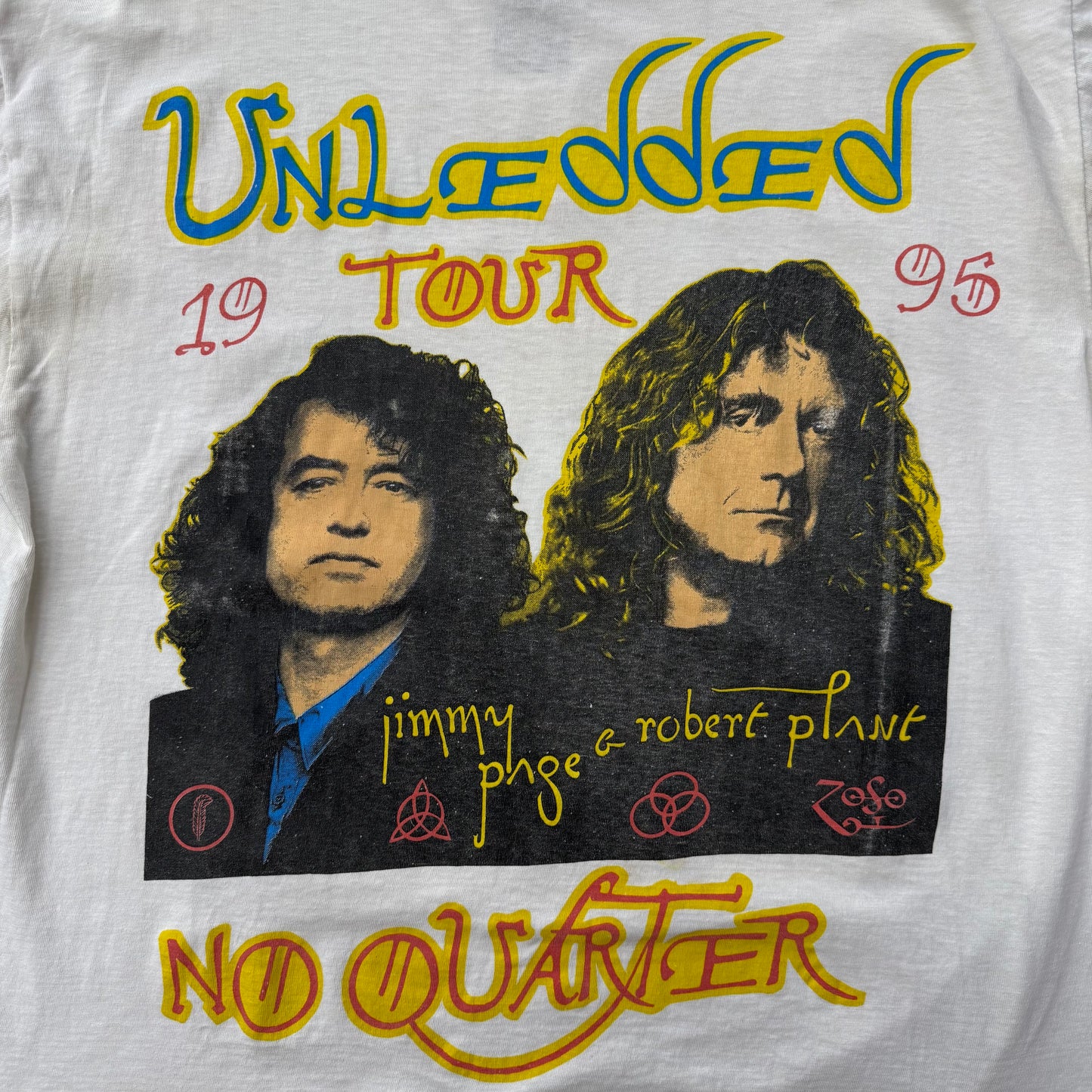 1995 Led Zeppelin Unledded Tour Tee SZ Large