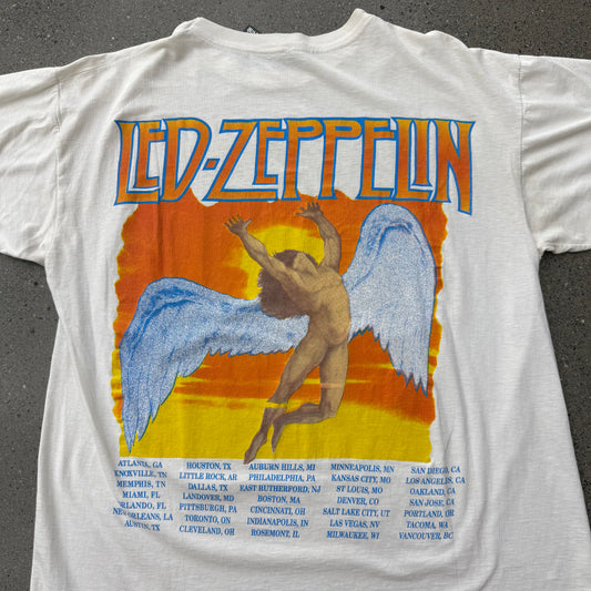 1995 Led Zeppelin Unledded Tour Tee SZ Large