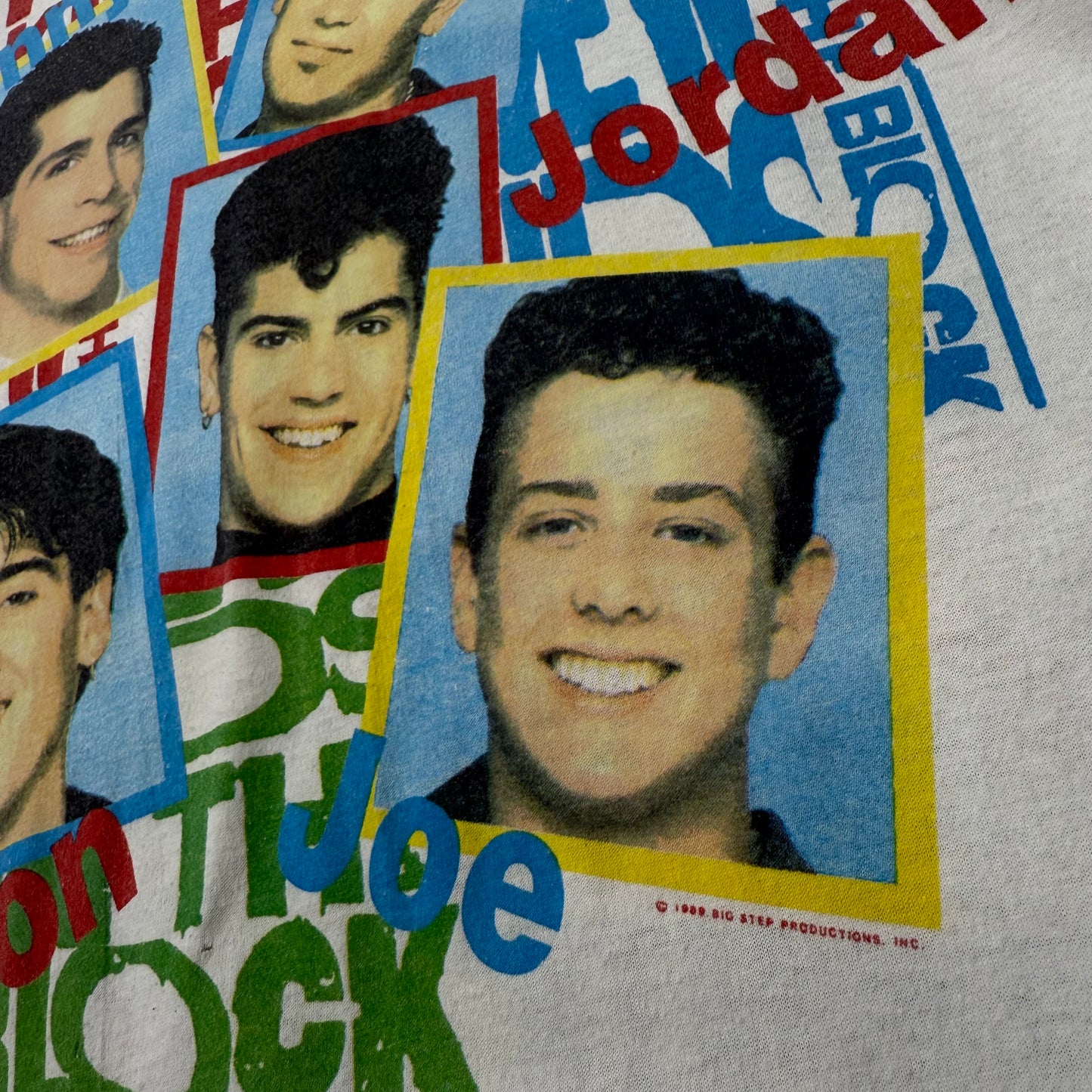 1989 New Kids on the Block Tour Tee SZ L
