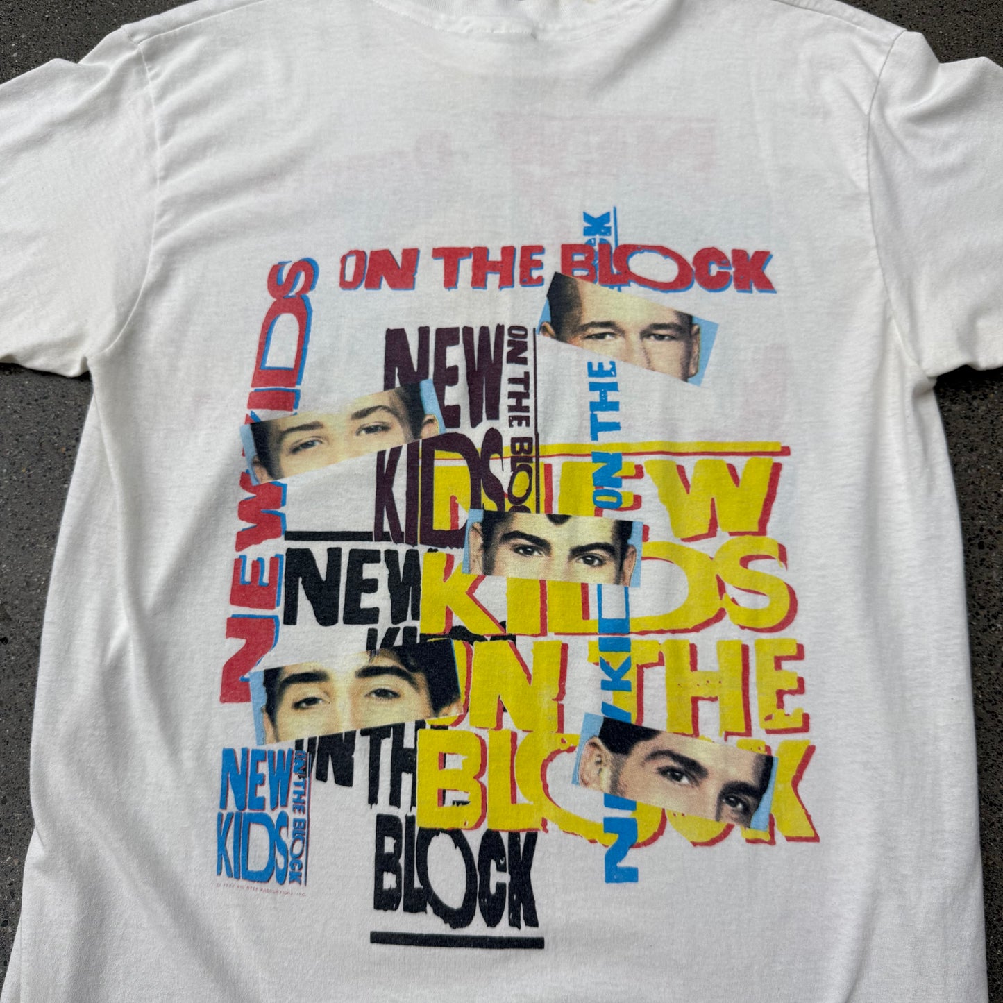 1989 New Kids on the Block Tour Tee SZ L