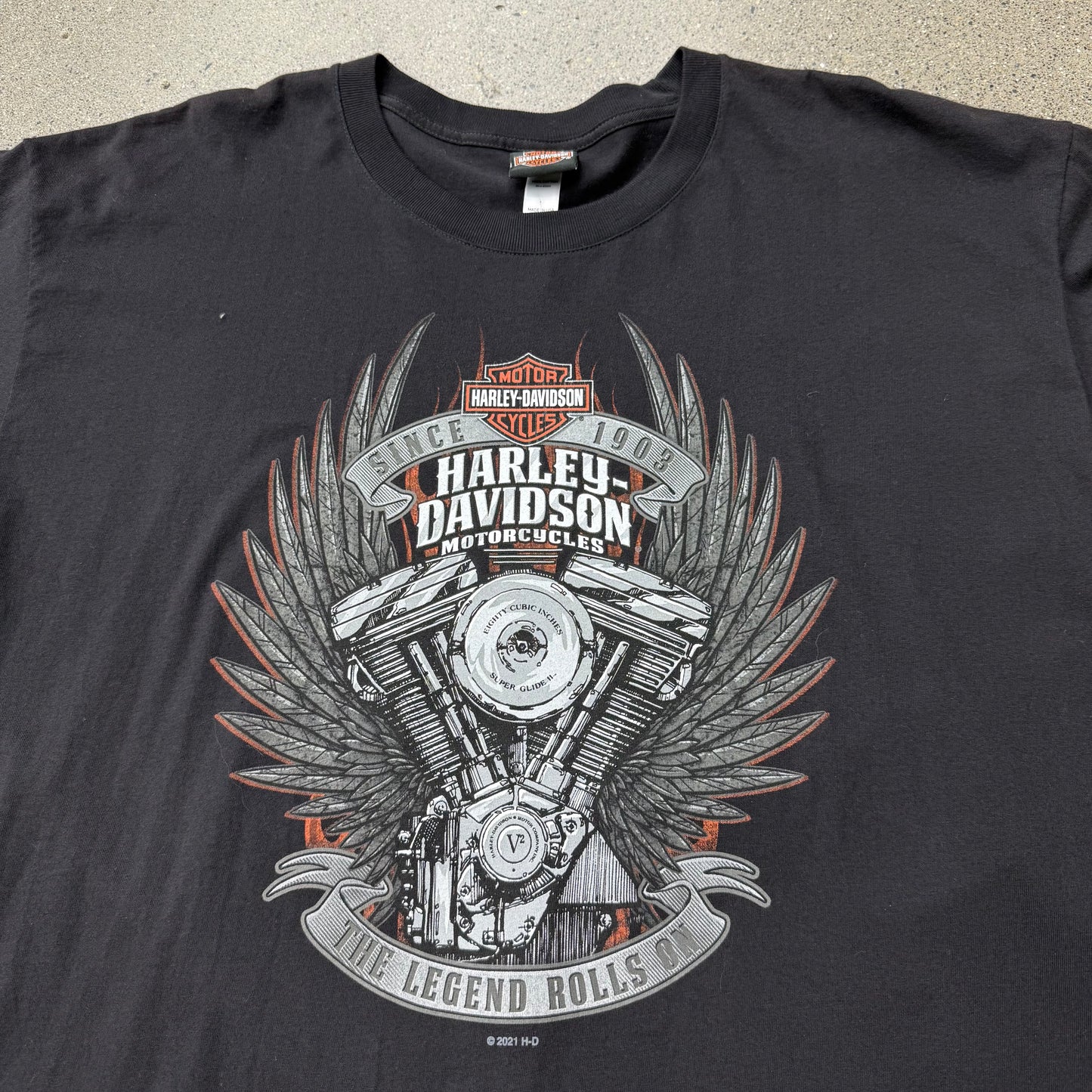 Harley Davidson The Legend Rolls On SZ XXL