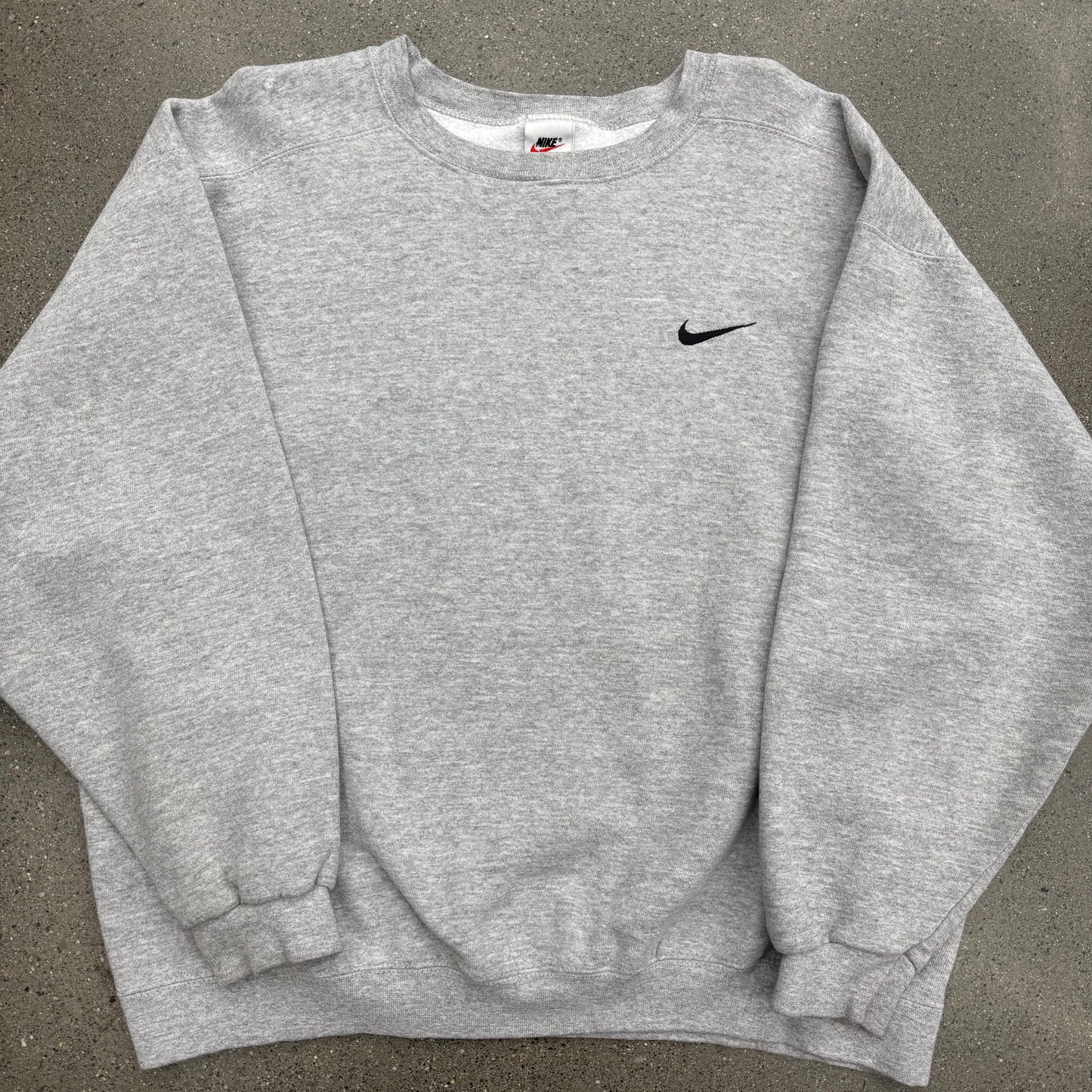 90s Nike Crewneck Heather Gray SZ XL