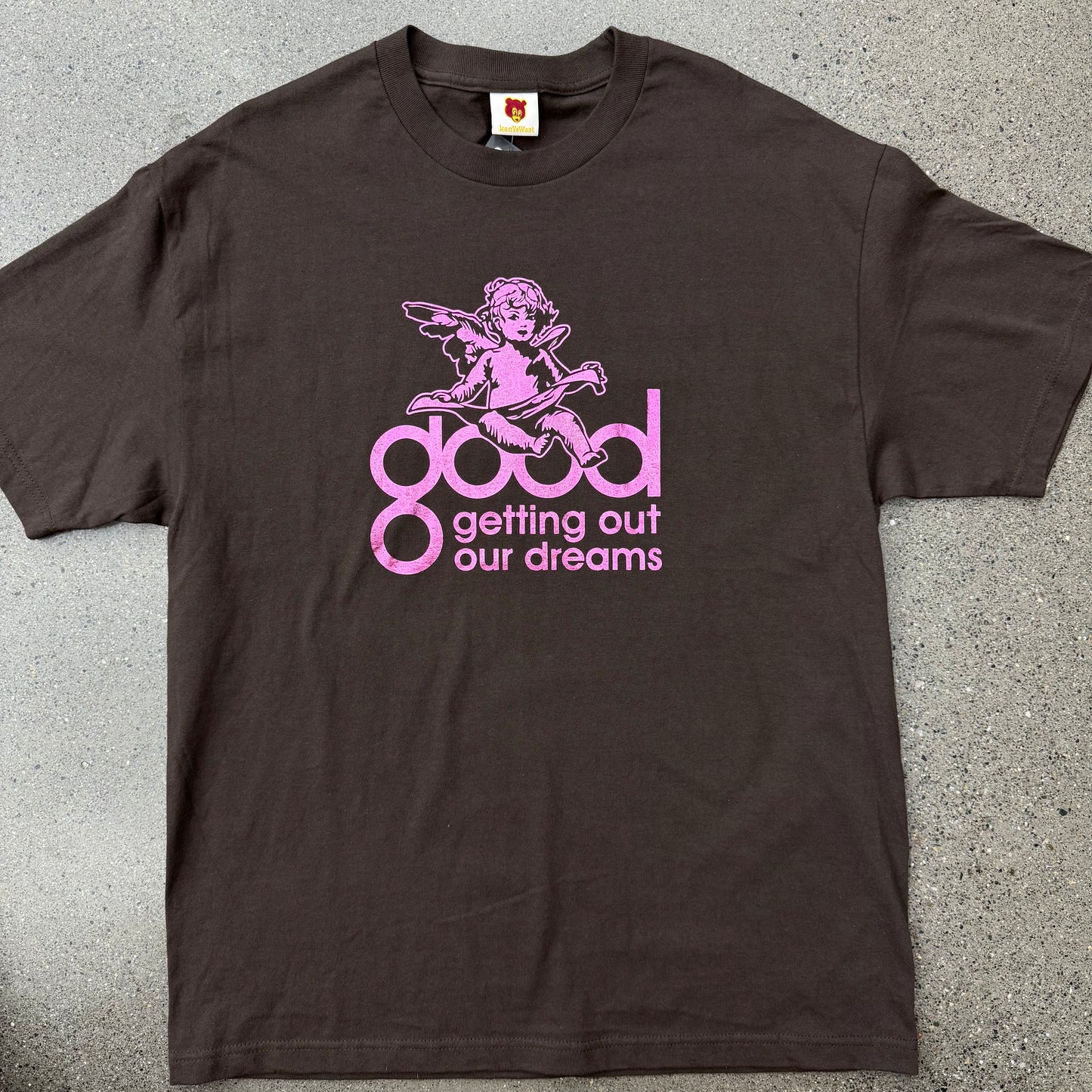 Kanye West GOOD Music Tee Brown SZ XL