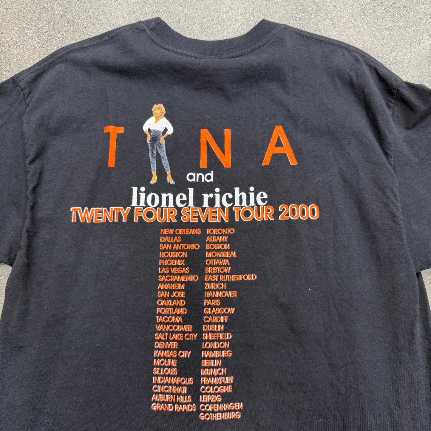 2000 Harley Davidson Tina Turner Tour Tee SZ XL