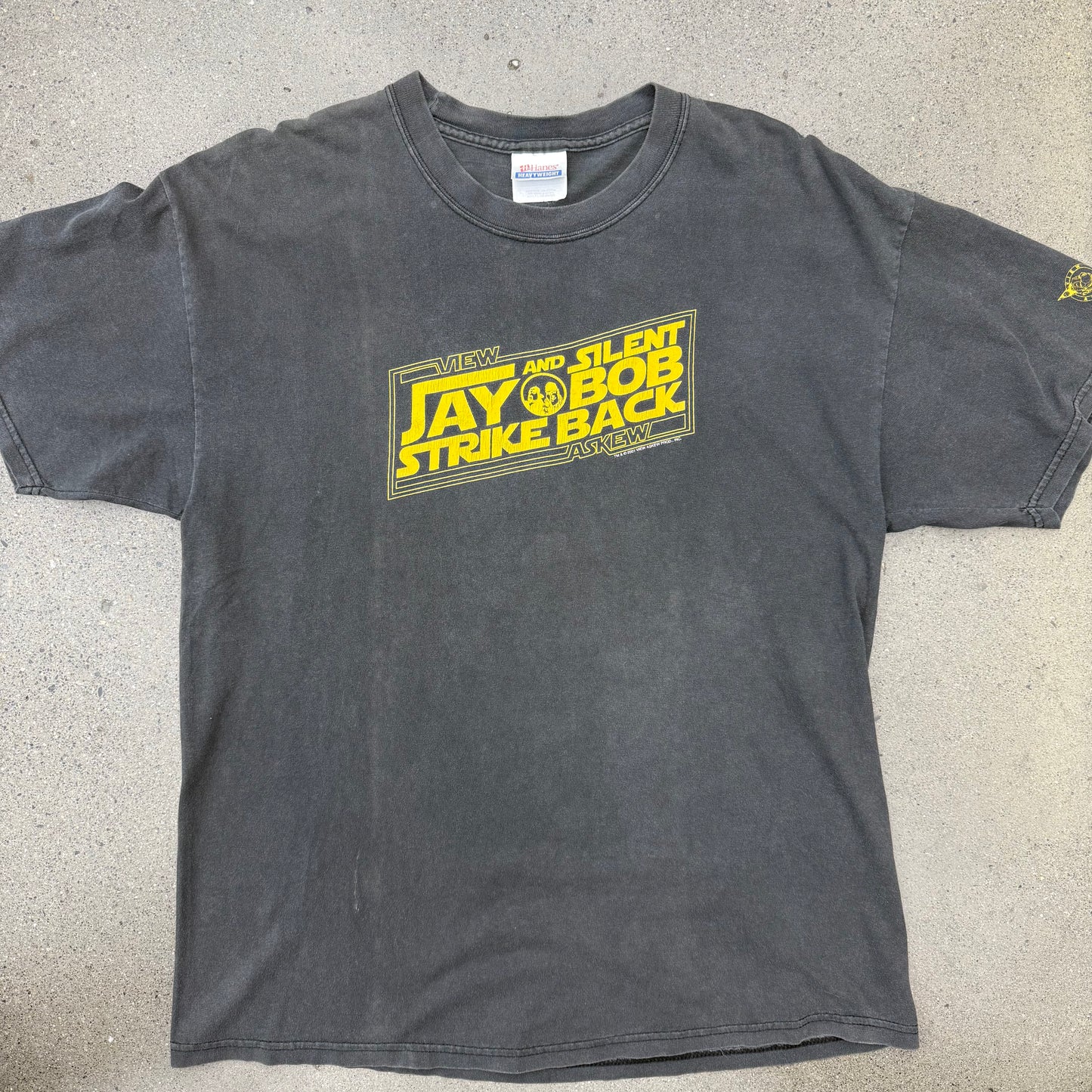 2001 Jay and Silent Bob Strike Back Movie Promo Tee SZ XL