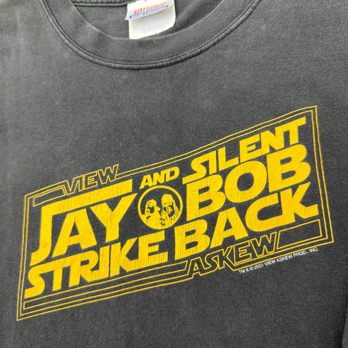 2001 Jay and Silent Bob Strike Back Movie Promo Tee SZ XL