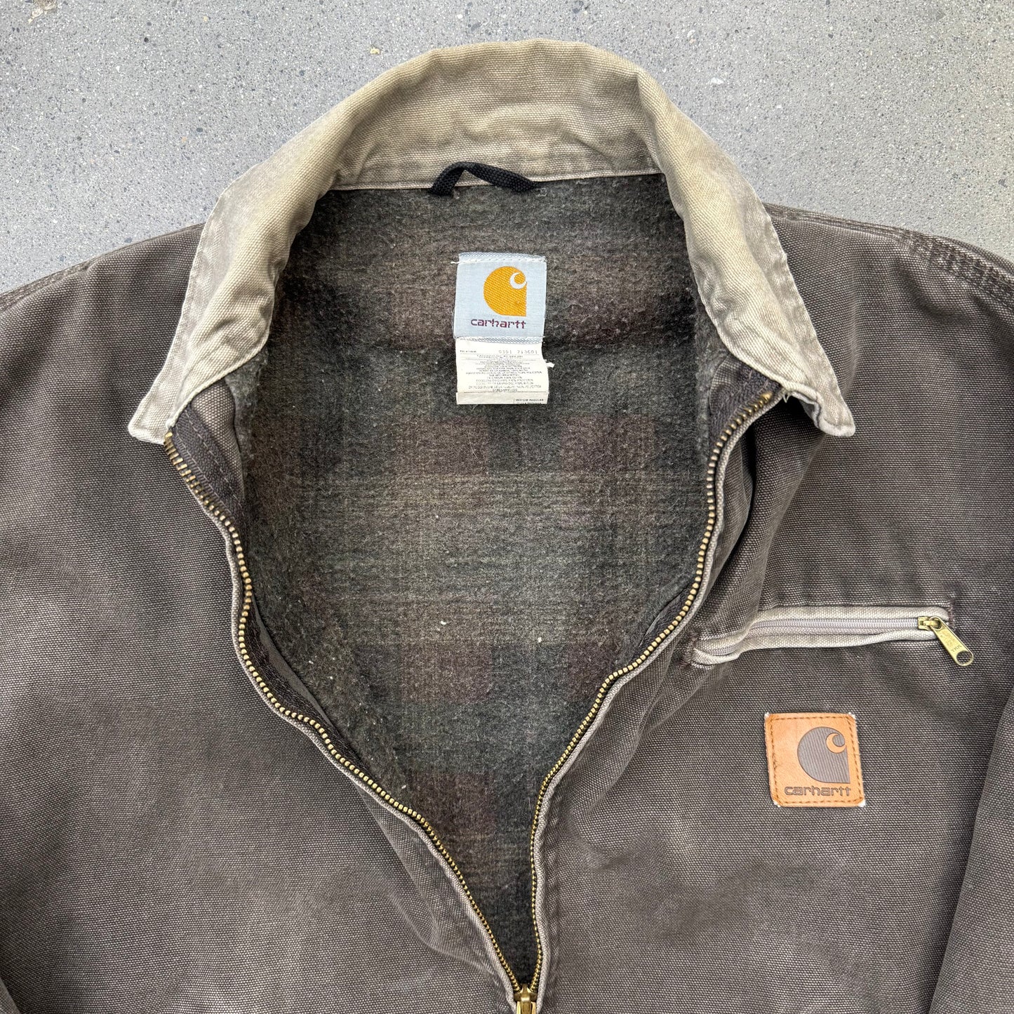 2001 Carhartt Detroit Blanket Lined Jacket SZ Medium