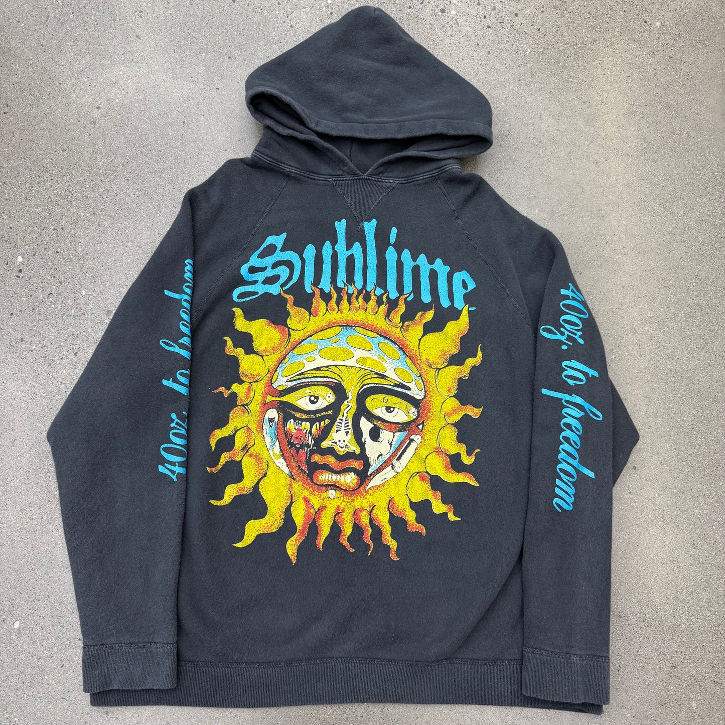 Sublime 40 OZ to Freedom Madeworn LA Hoodie SZ XL
