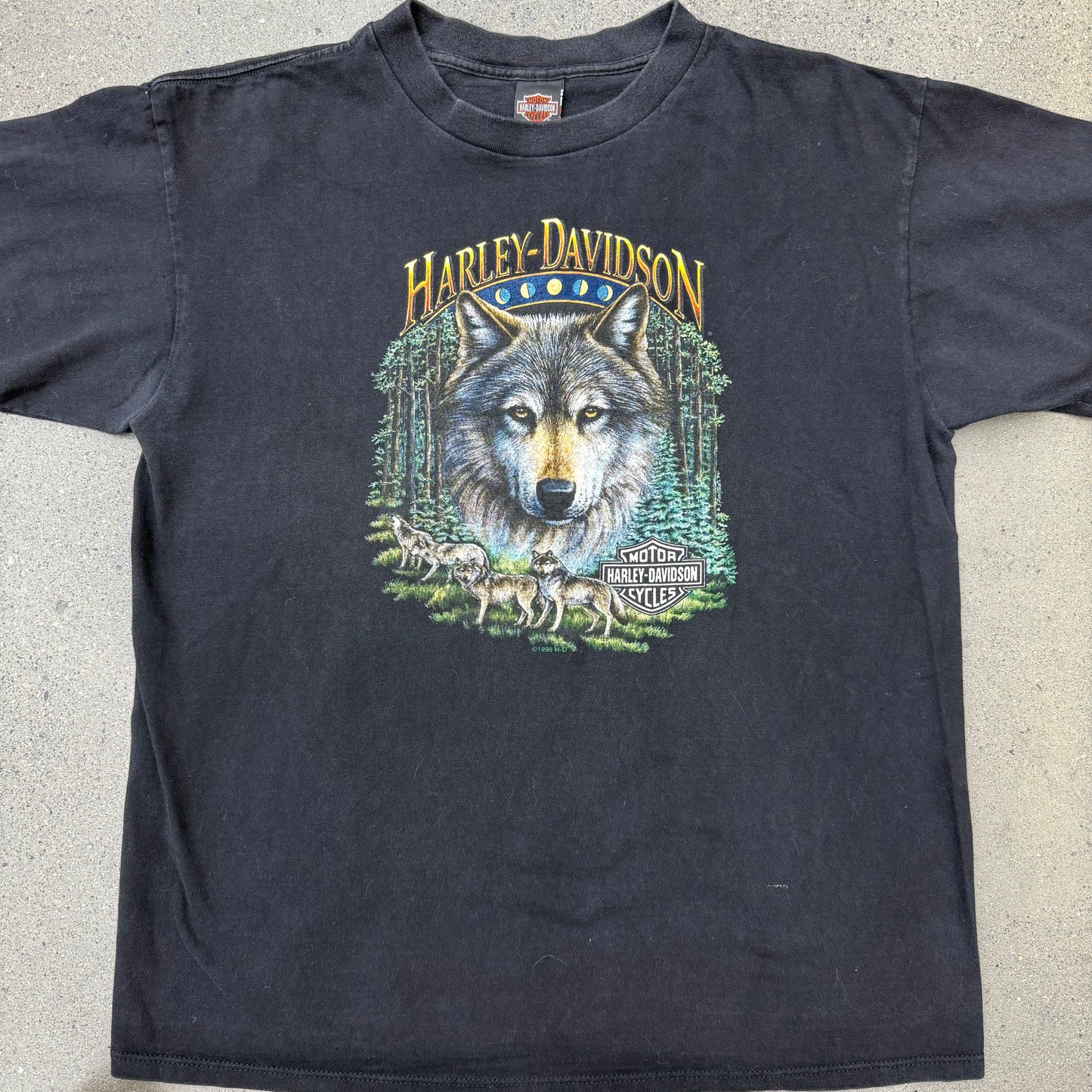 1998 Harley Wolfpack Tee SZ XL