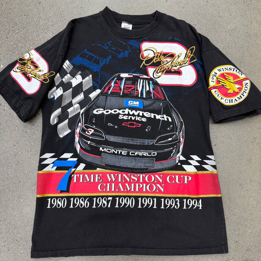 90s Nascar Dale AOP Tee SZ Large