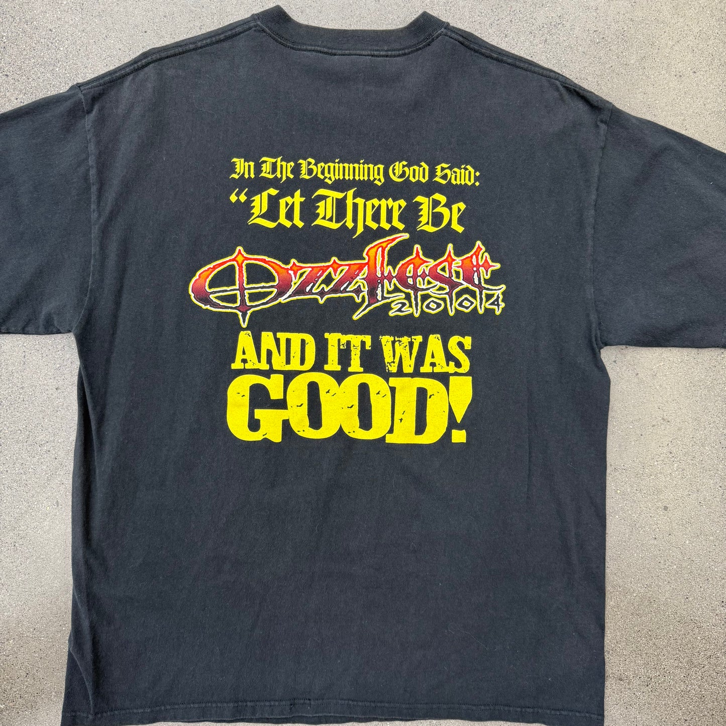 2004 Ozzfest Passion of The Ozzy Tee SZ XL