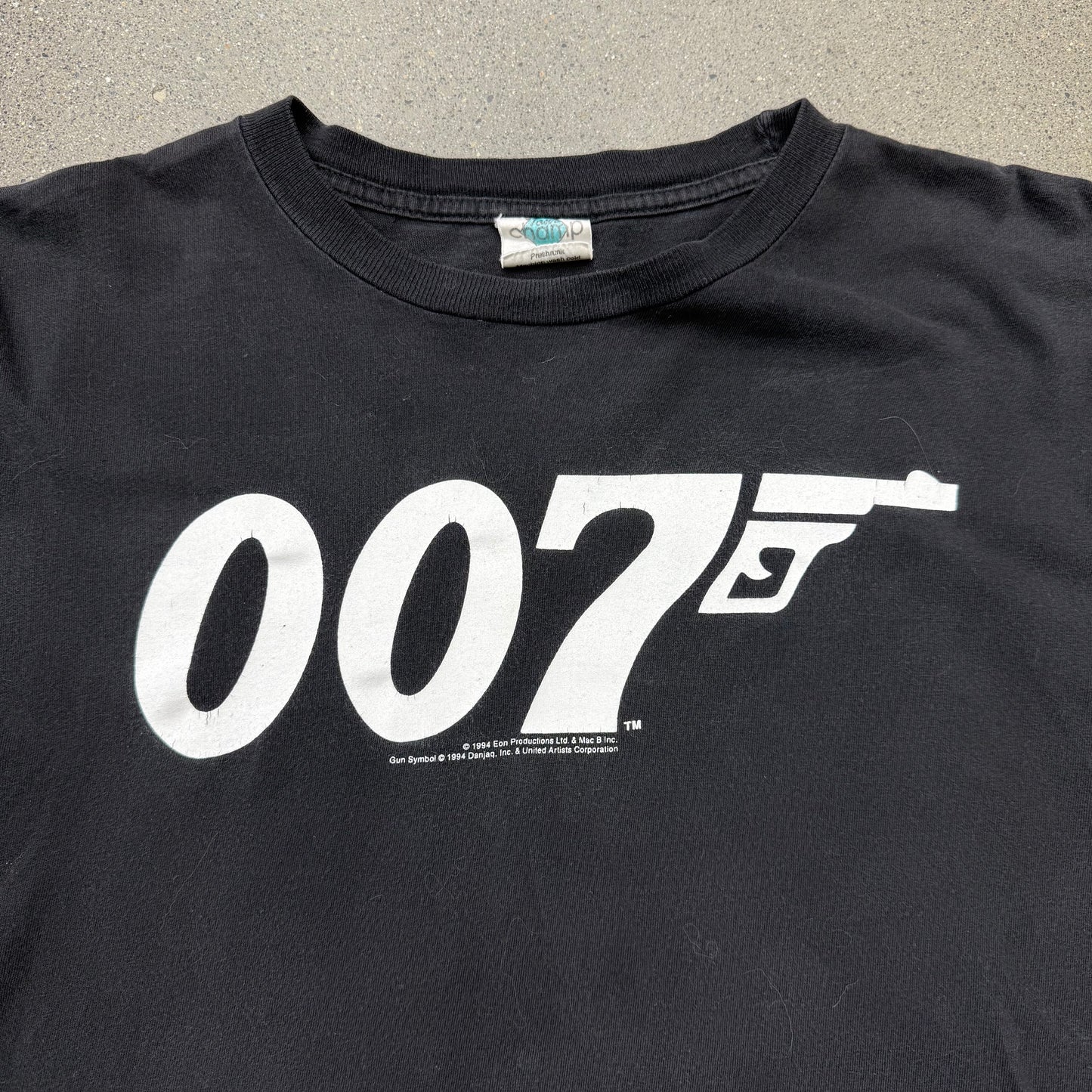 1994 James Bond 007 Logo Movie Promo Tee SZ Large