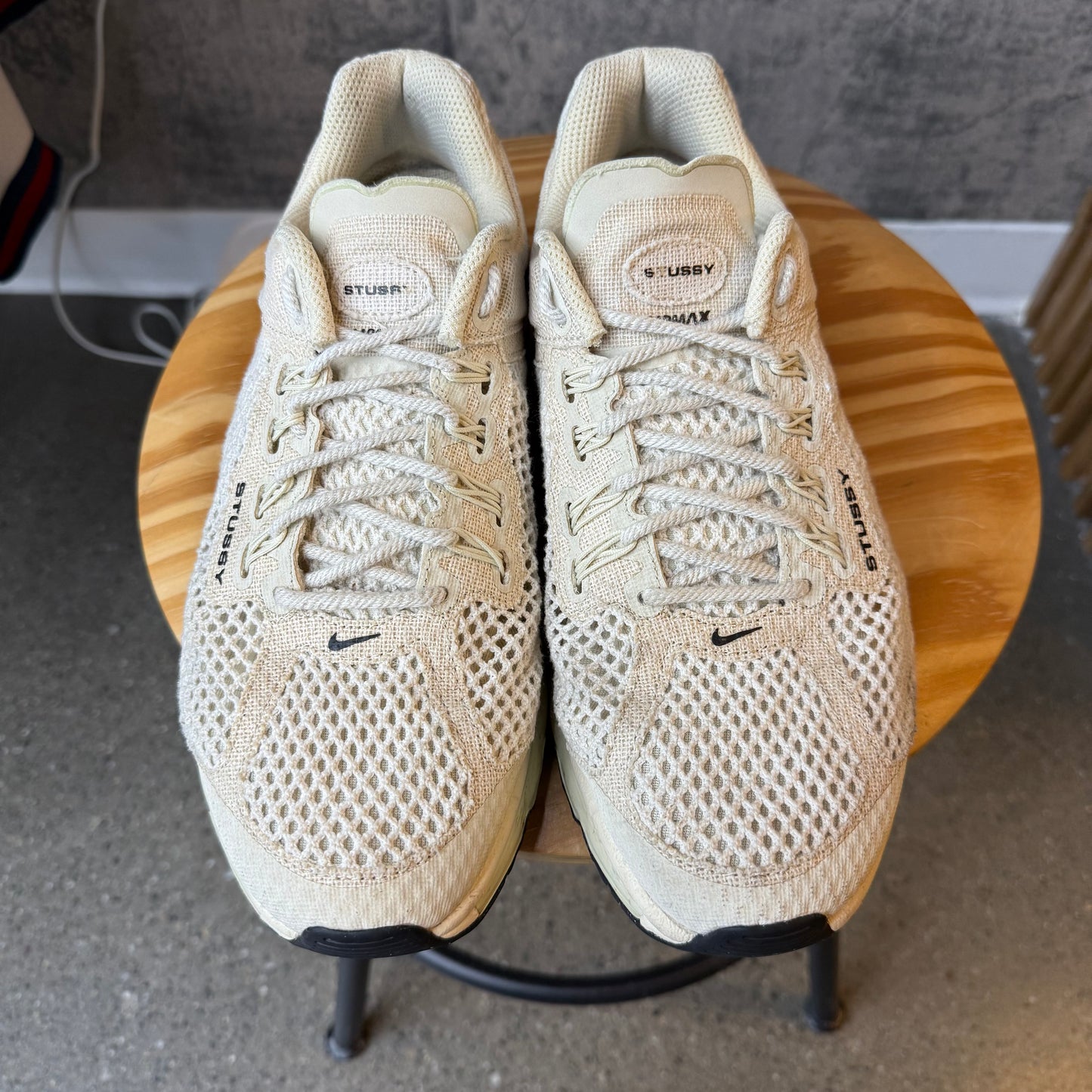 (PRE-OWNED) Stussy Air Max Fossil SZ 10.5