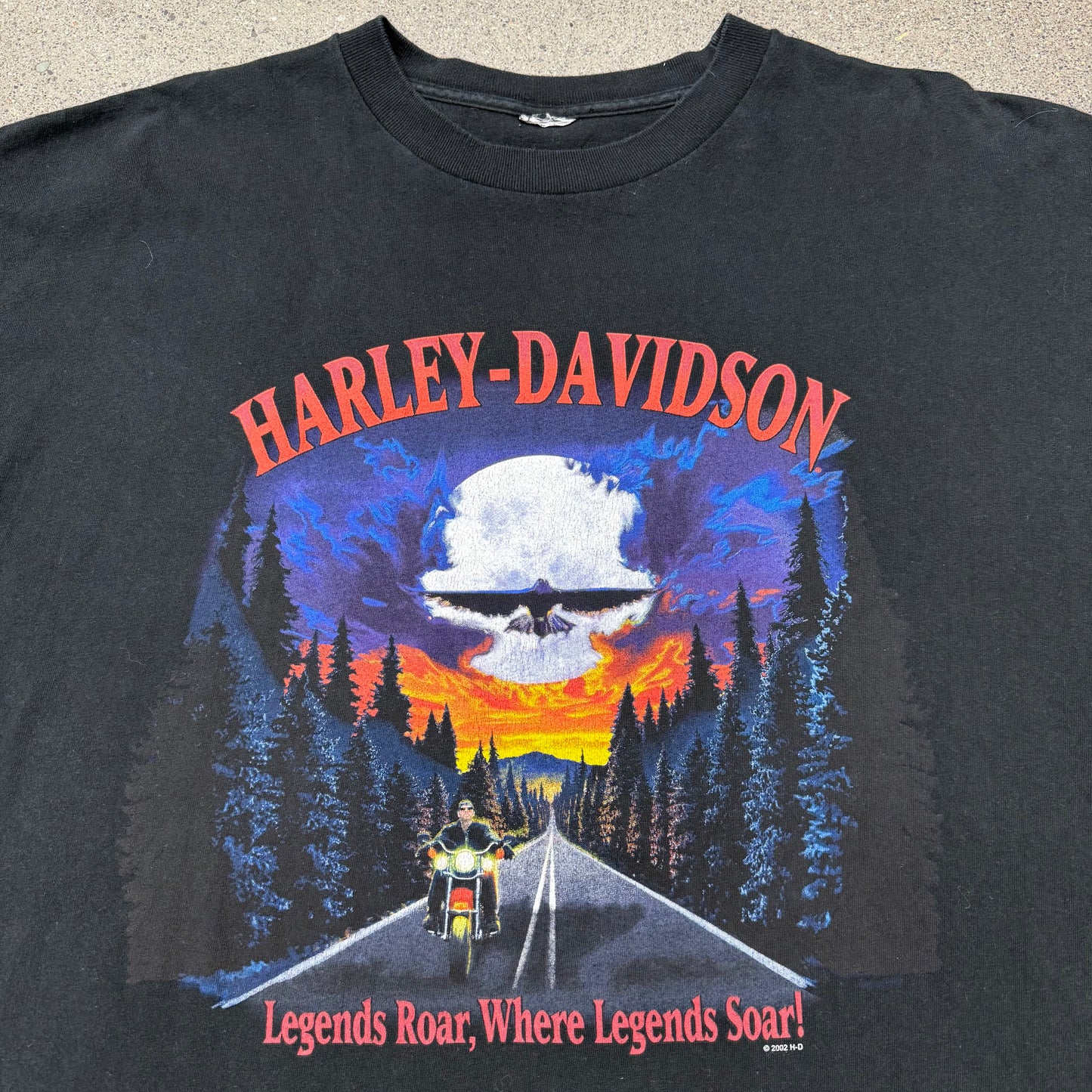 2002 Harley Legends Soar Tee SZ 2XL