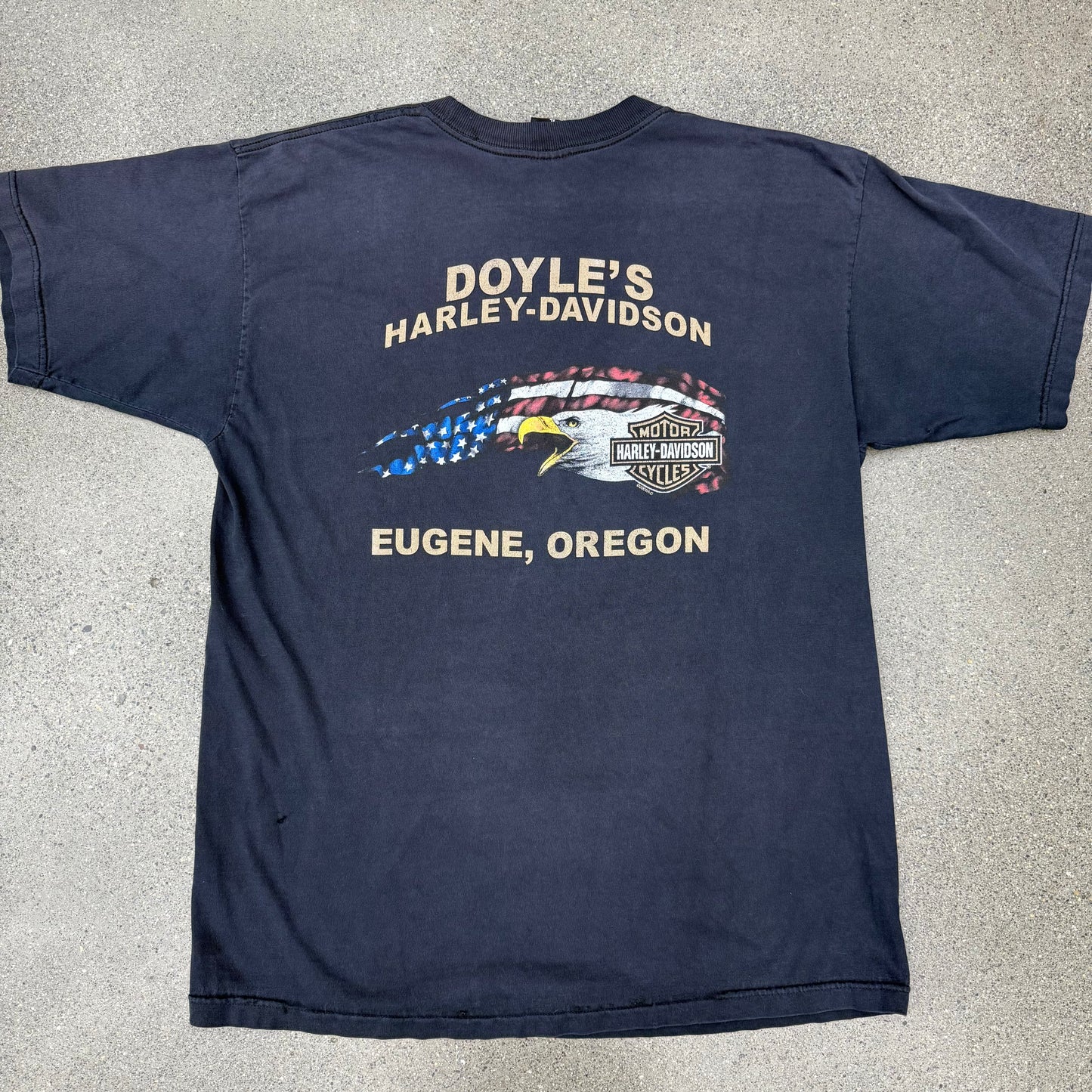 2004 Harley Honeycomb Eugene Oregon Tee SZ XL