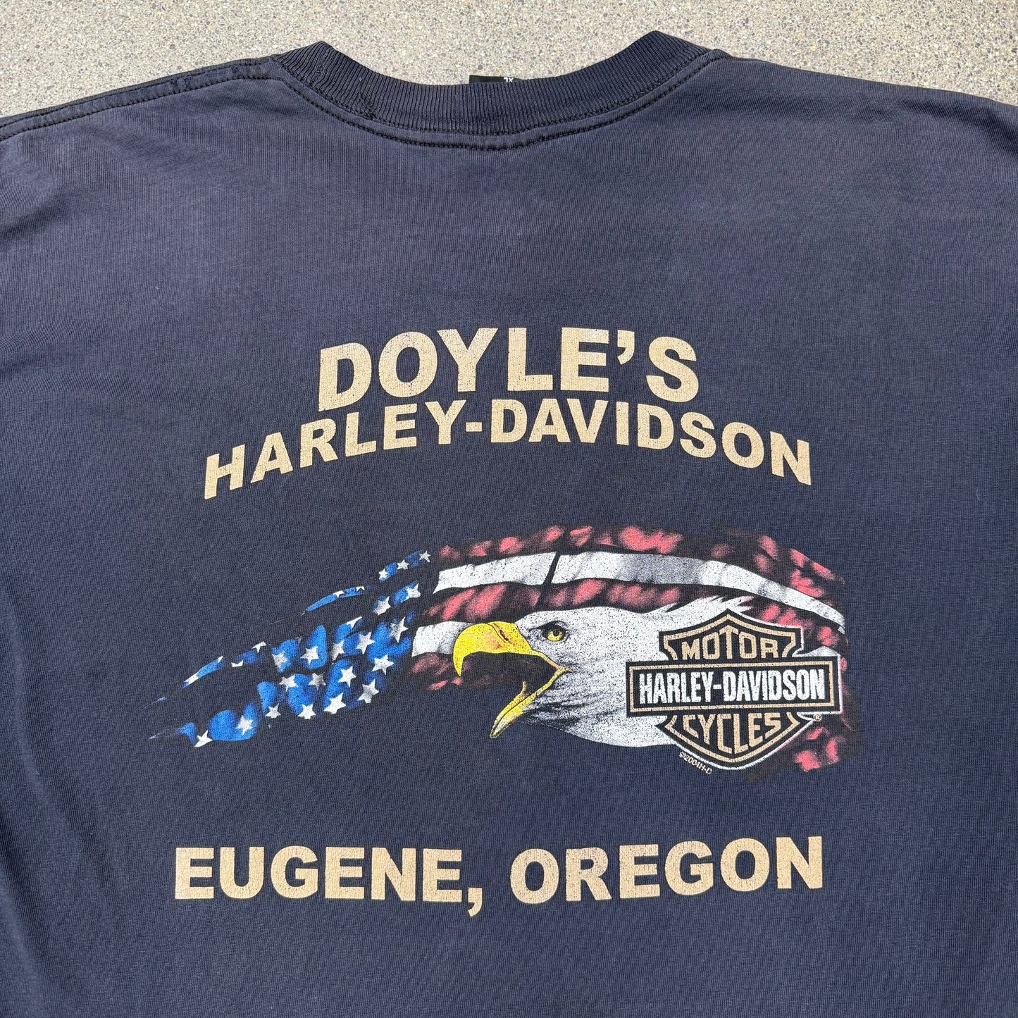 2004 Harley Honeycomb Eugene Oregon Tee SZ XL