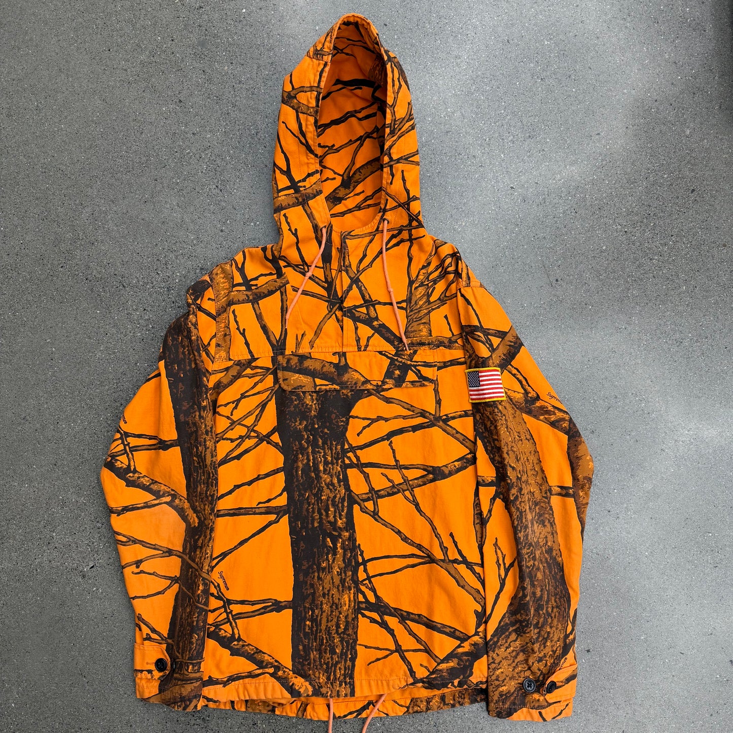 Supreme FW12 Orange Tree Camo Field Pullover