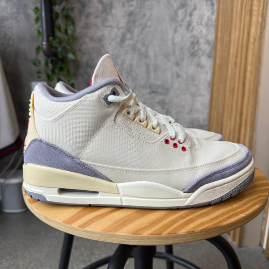 PRE-OWNED Jordan 3 Muslin SZ 7