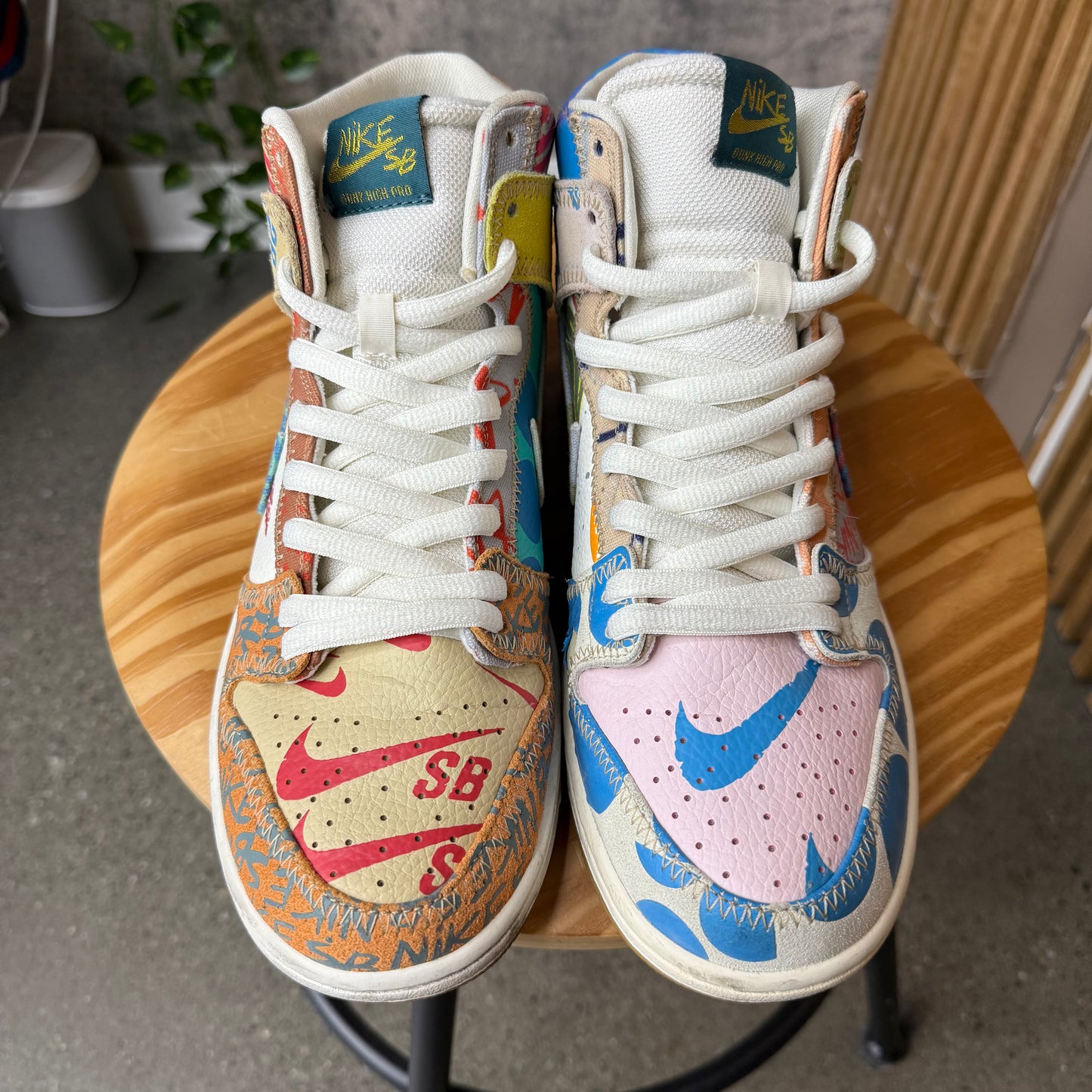 (PRE-OWNED) Nike SB Dunk High What The Campbell SZ 9.5