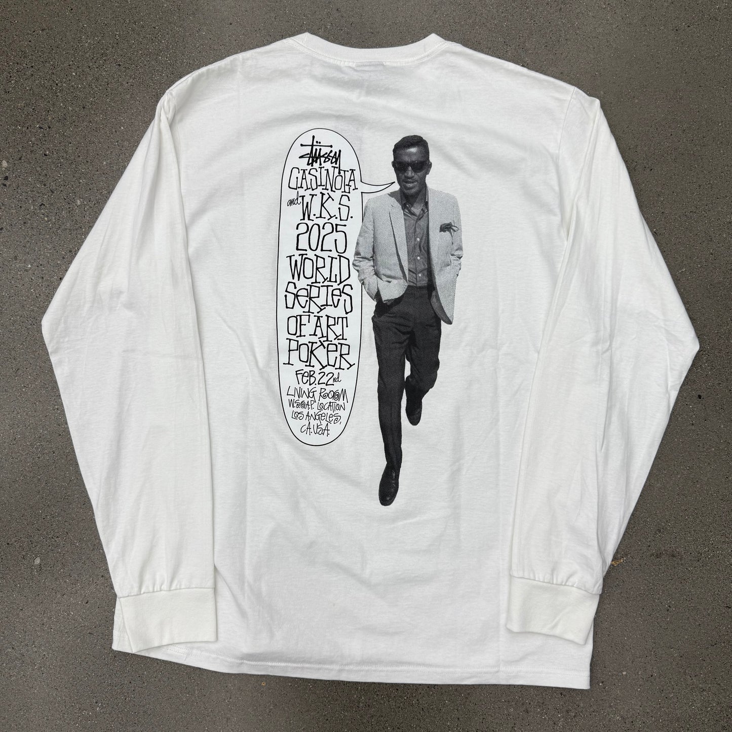 Stussy Storme DeLaverie L/S Tee SZ L