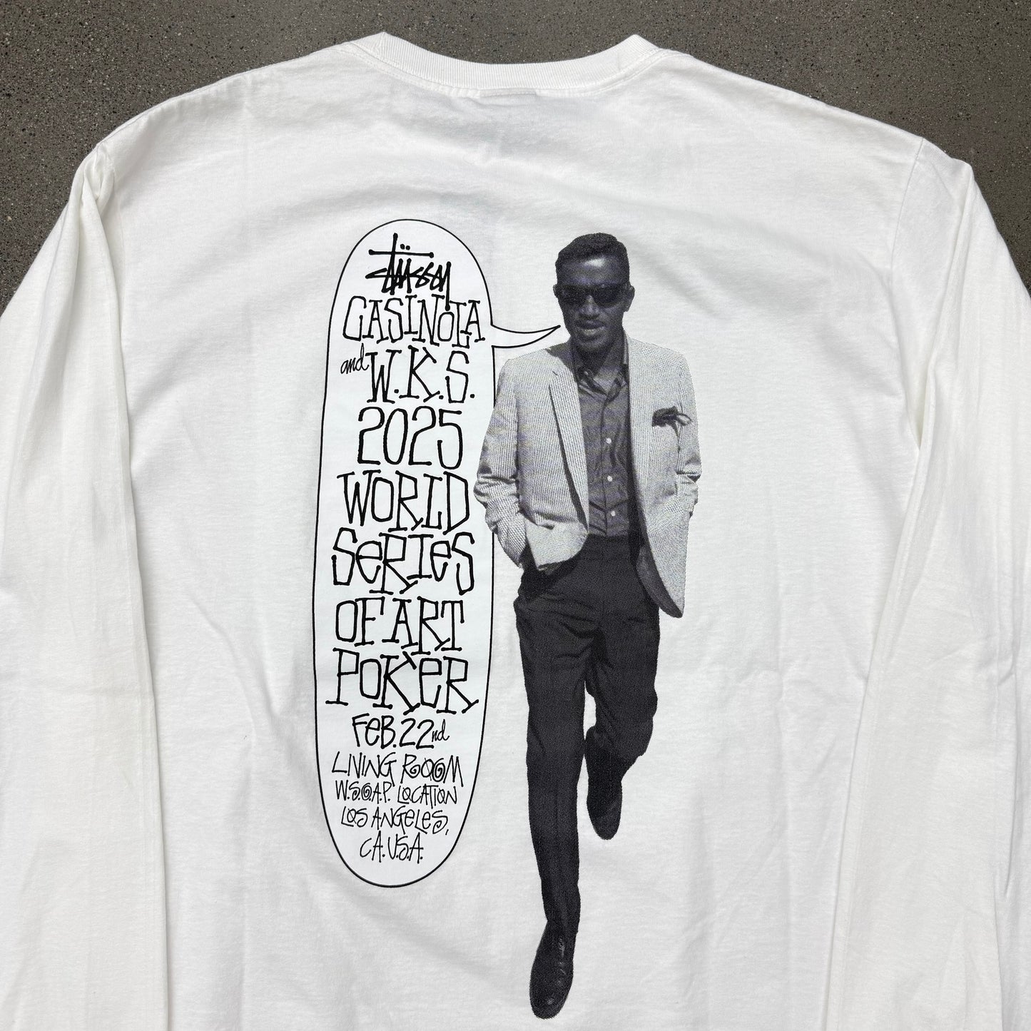 Stussy Storme DeLaverie L/S Tee SZ L