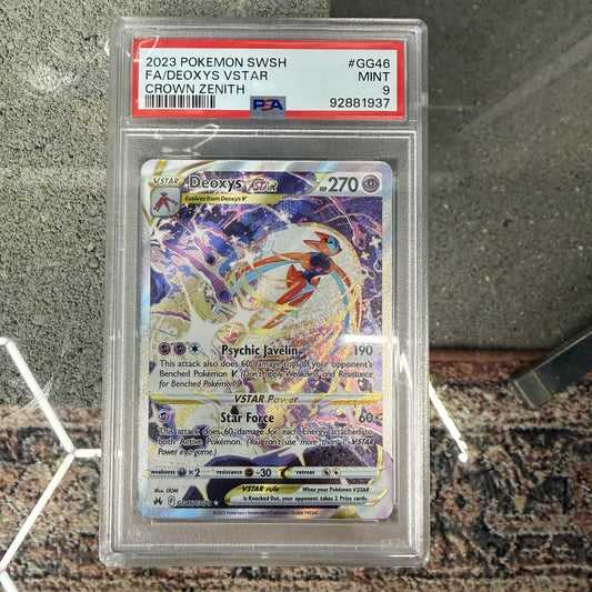 Deoxys Crown Zenith PSA 9
