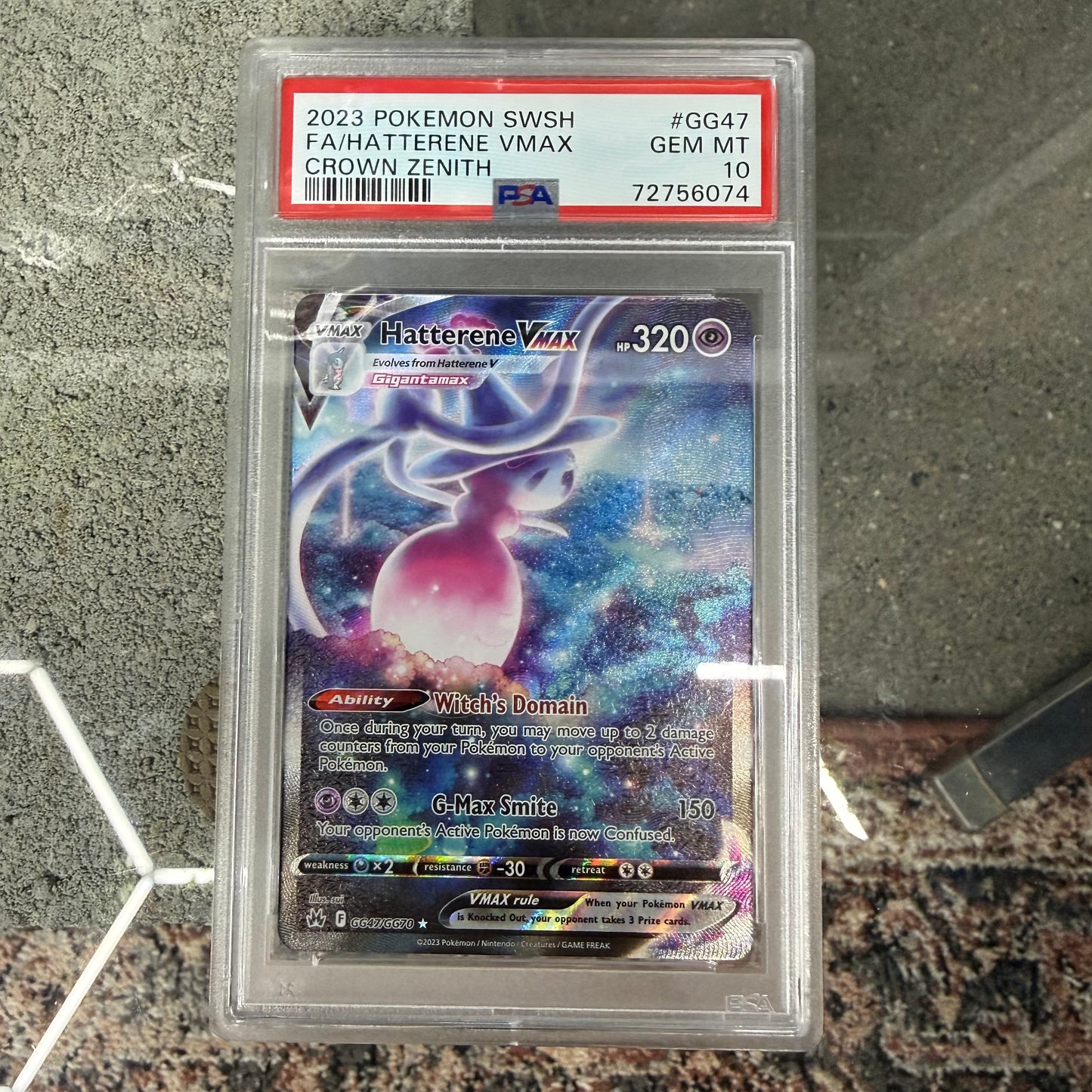 Hatterene VMAX Crown Zenith PSA 10