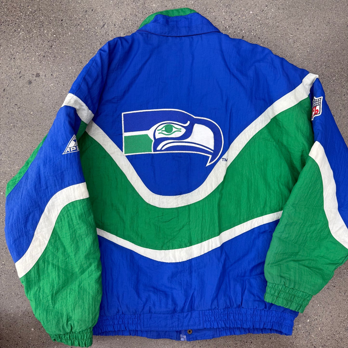 90s Seattle Seahawks Apex Jacket SZ Large