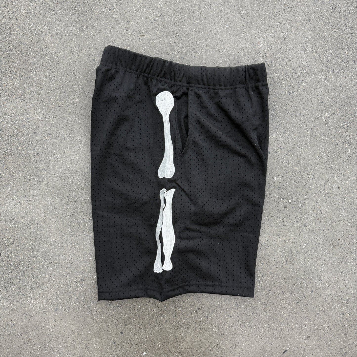 SMS Bone Stitched Mesh Shorts (Multiple Sizes)