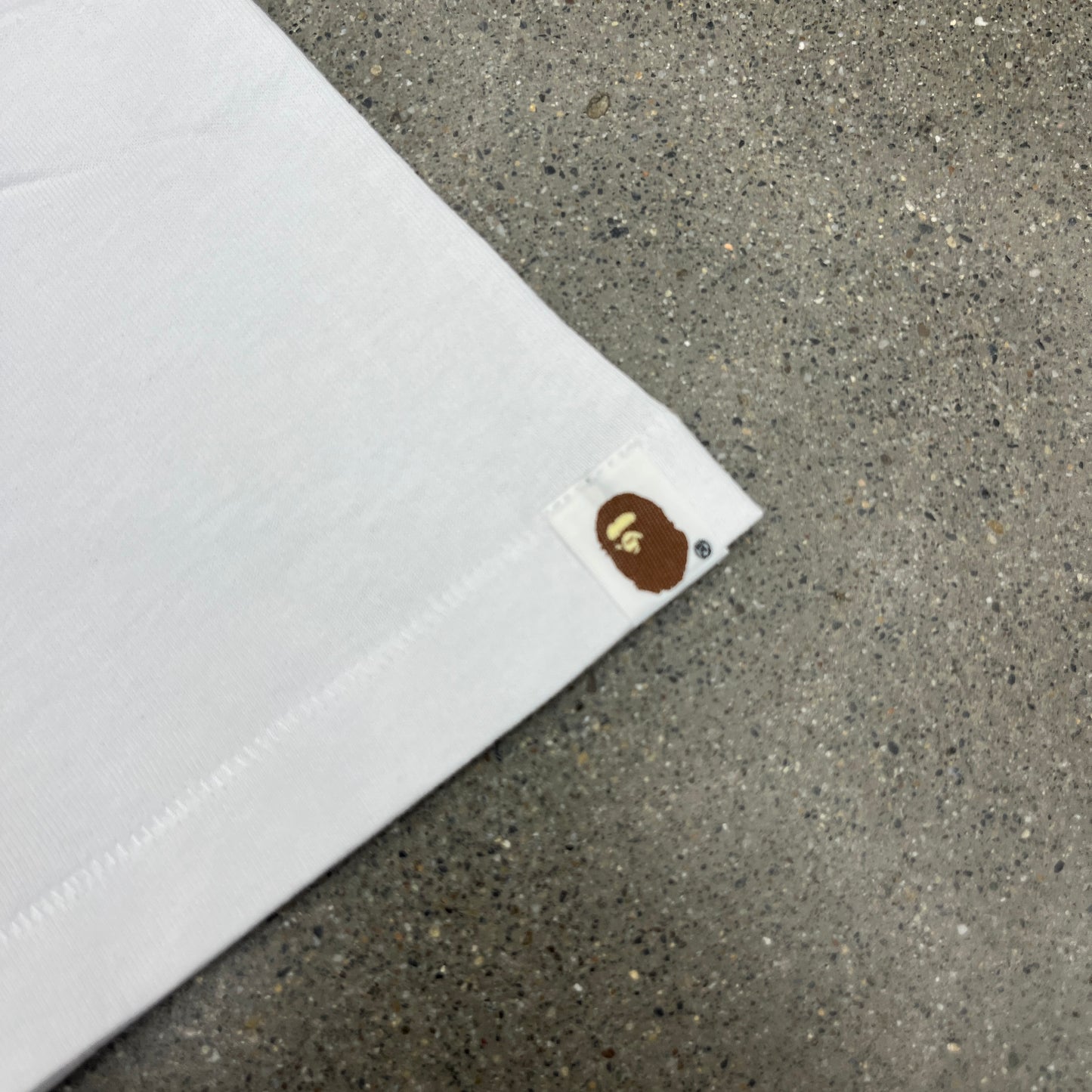 Bape College Plaid White Tee (Multiple Sizes)