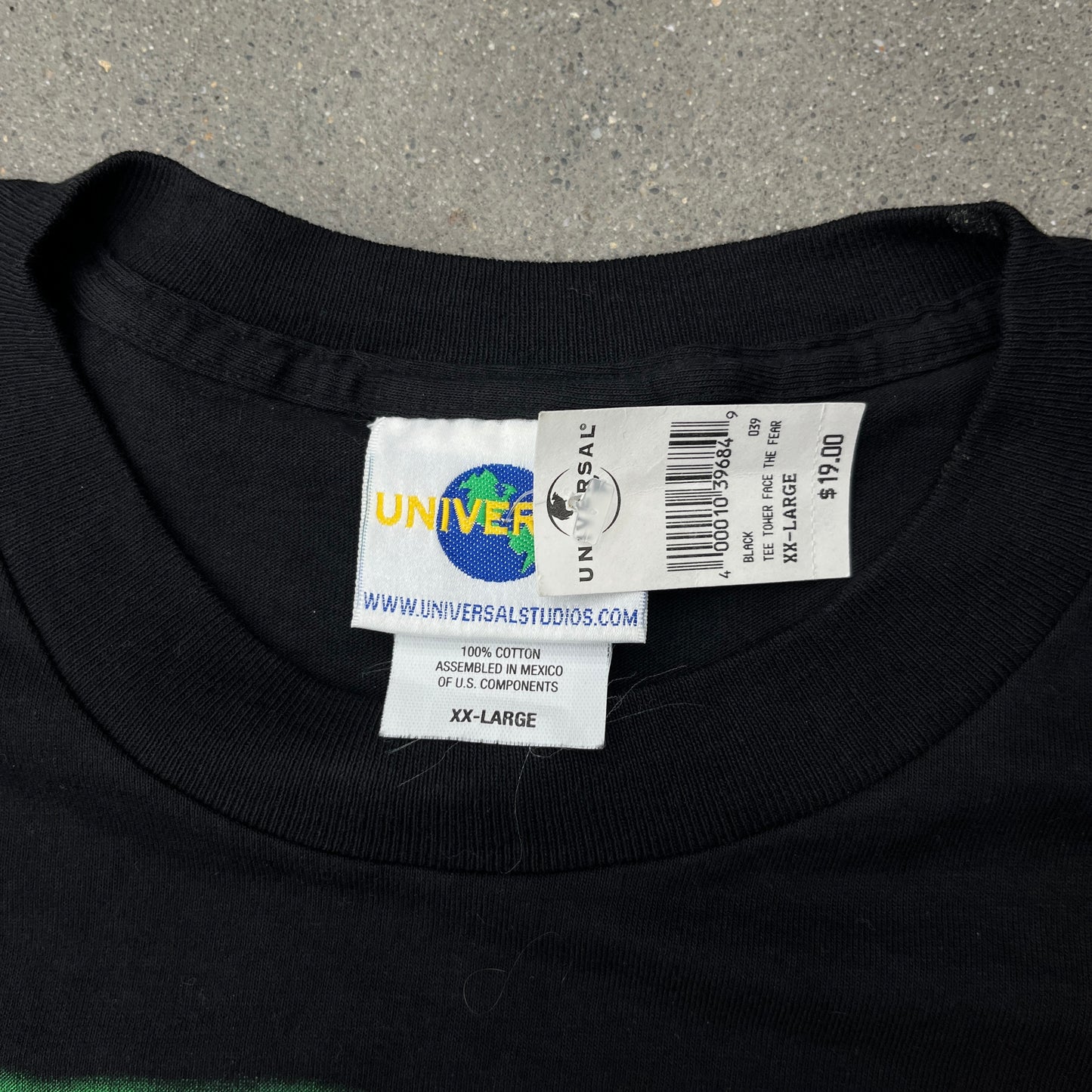 1999 DR Fear Fall Universal Studios Ride Tee SZ XXL