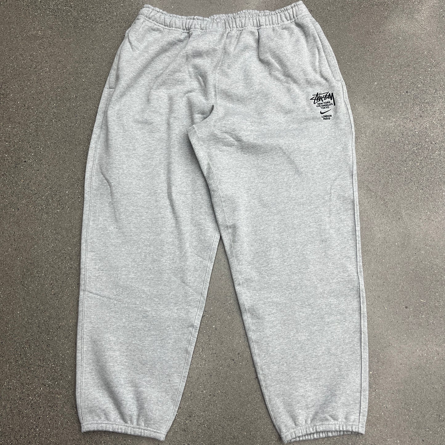 Nike Stussy Gray Sweatspants SZ XXL