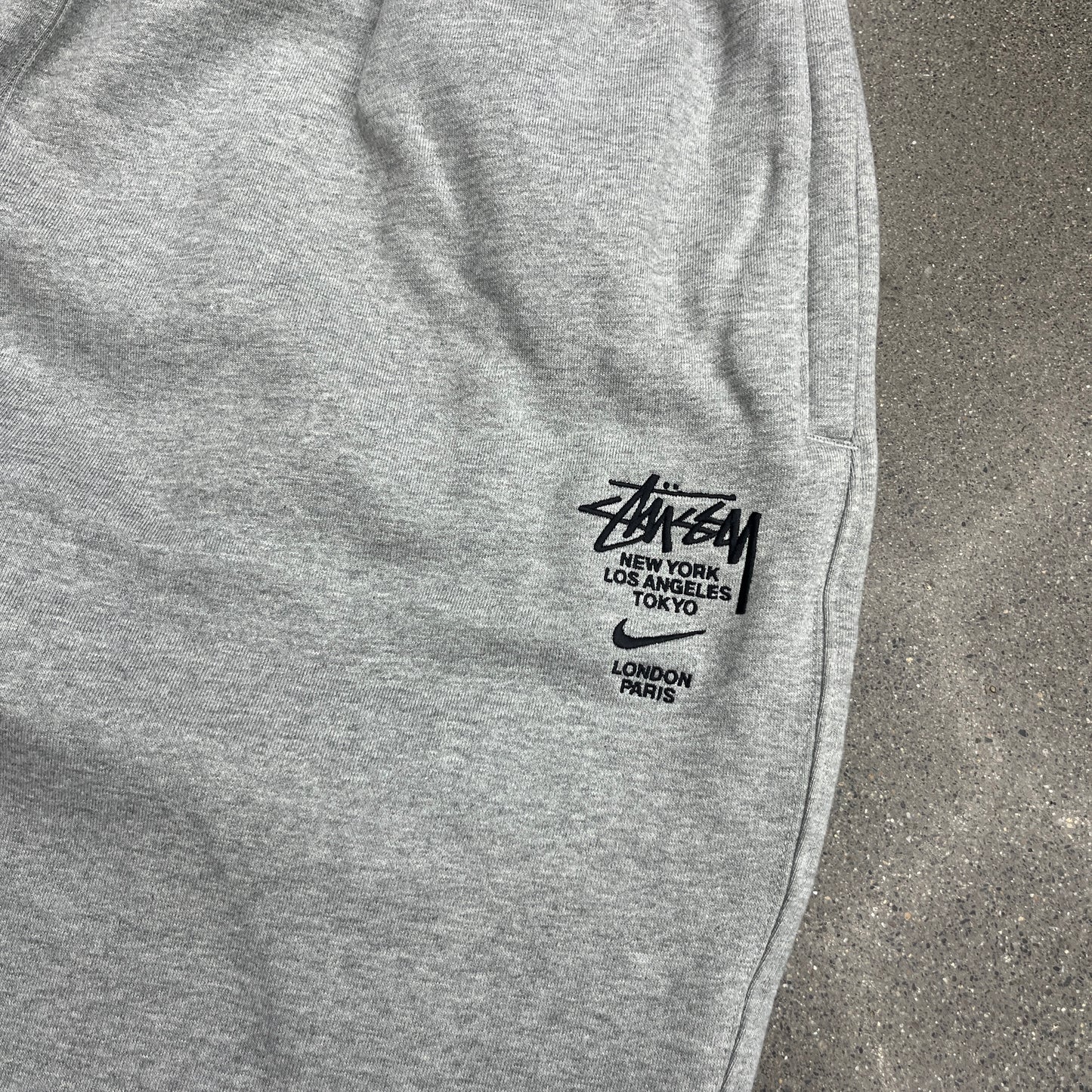Nike Stussy Gray Sweatspants SZ XXL