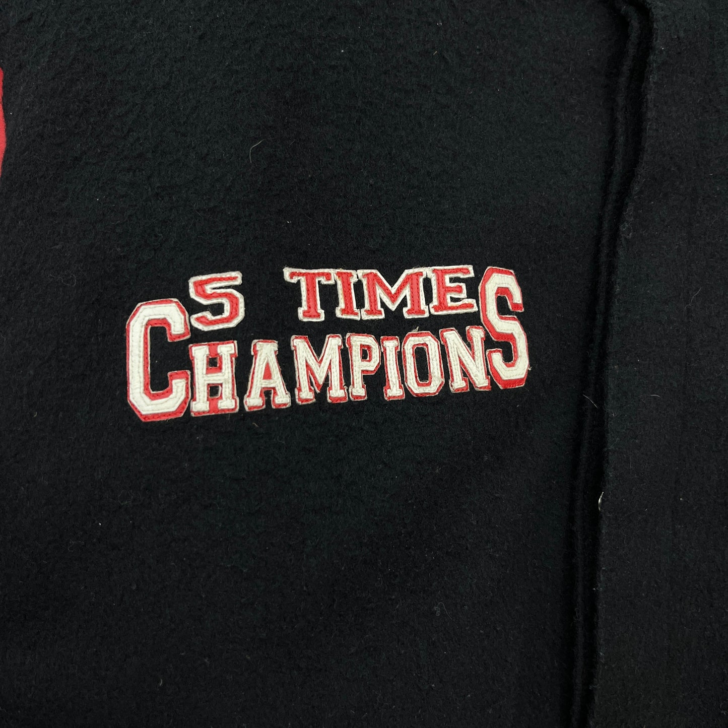 1997 NBA Finals Jeff Hamilton Leather Bulls Jacket SZ Large