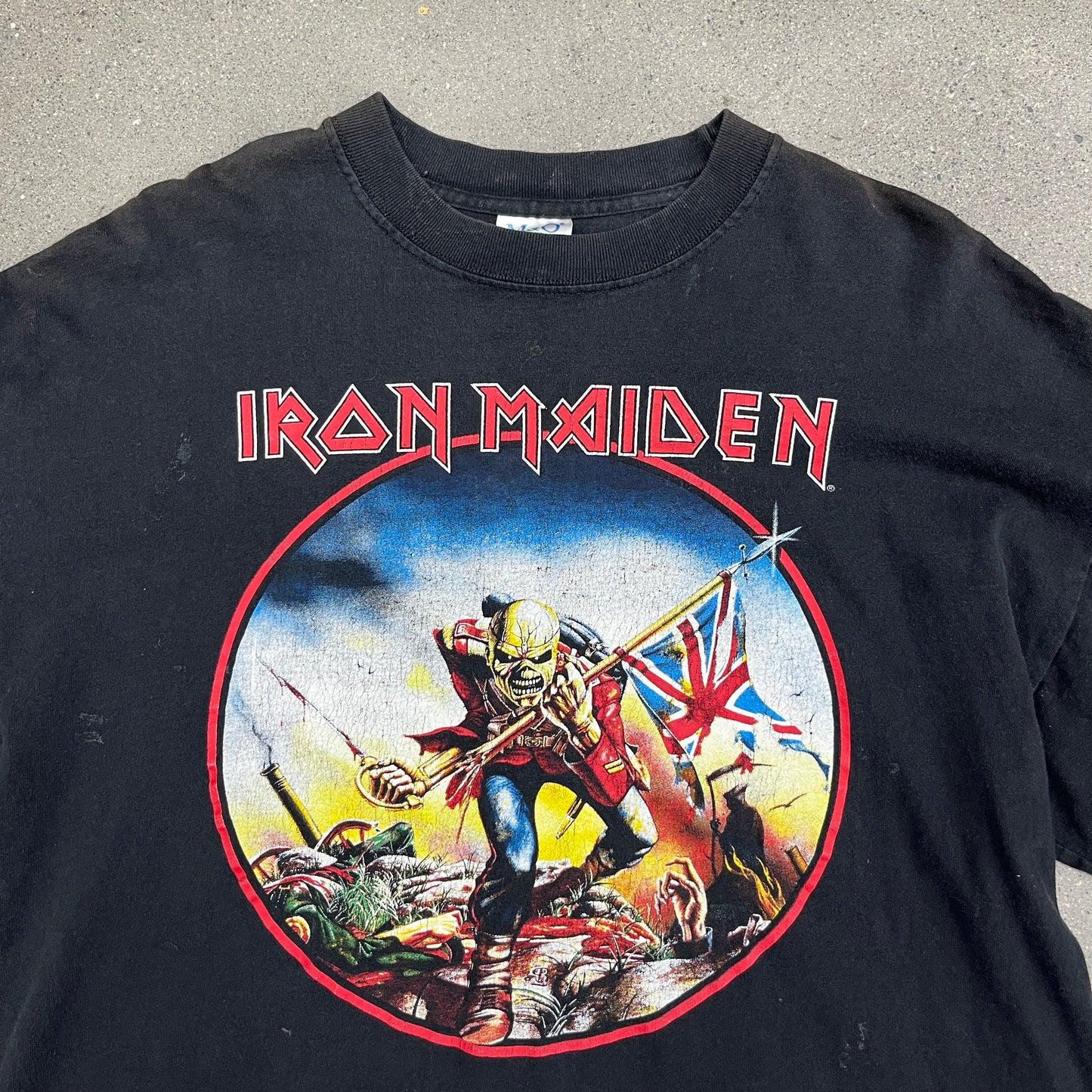 2002 Iron Maiden The Trooper Tee SZ L