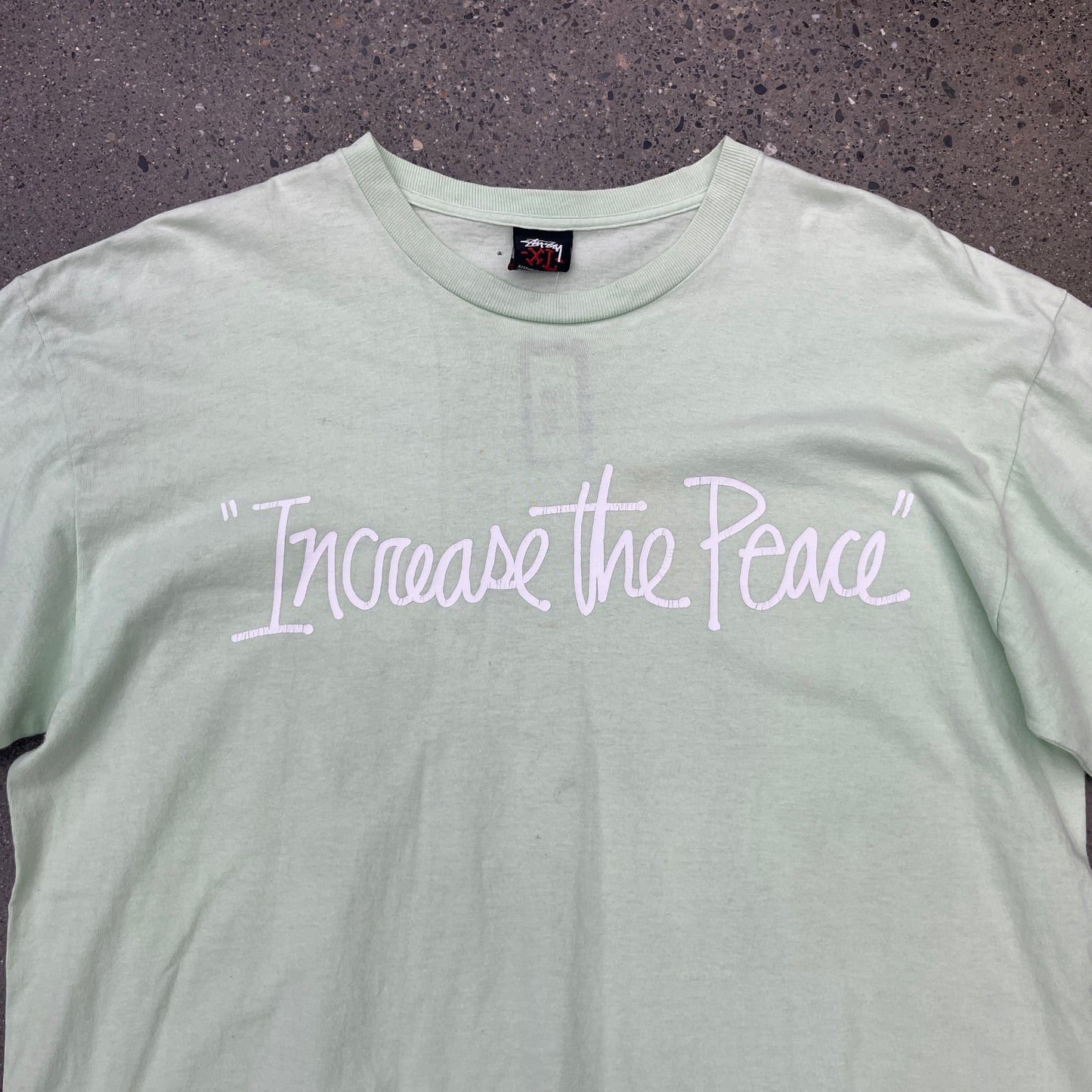 Stussy Tee Increase Peace SZ XL