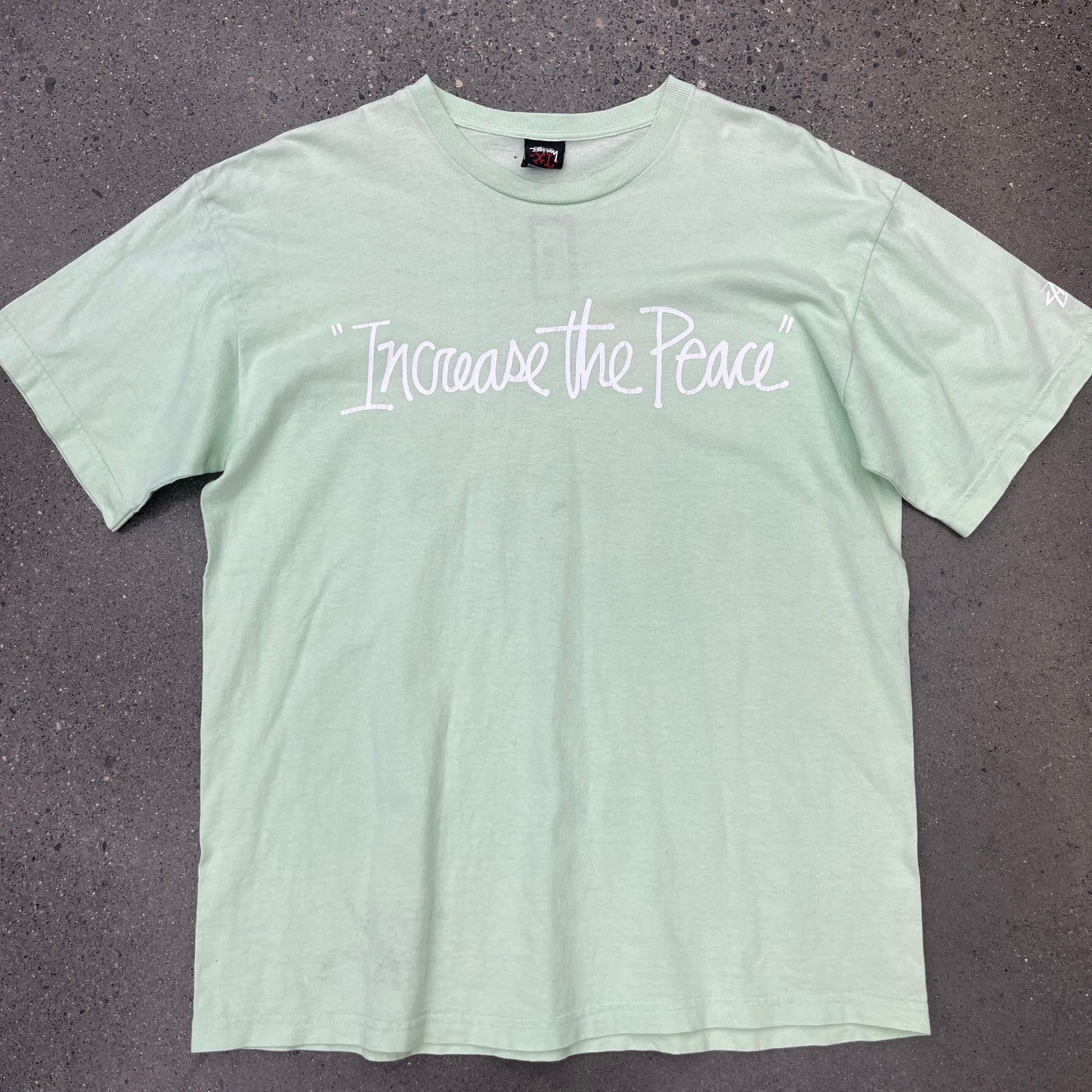 Stussy Tee Increase Peace SZ XL