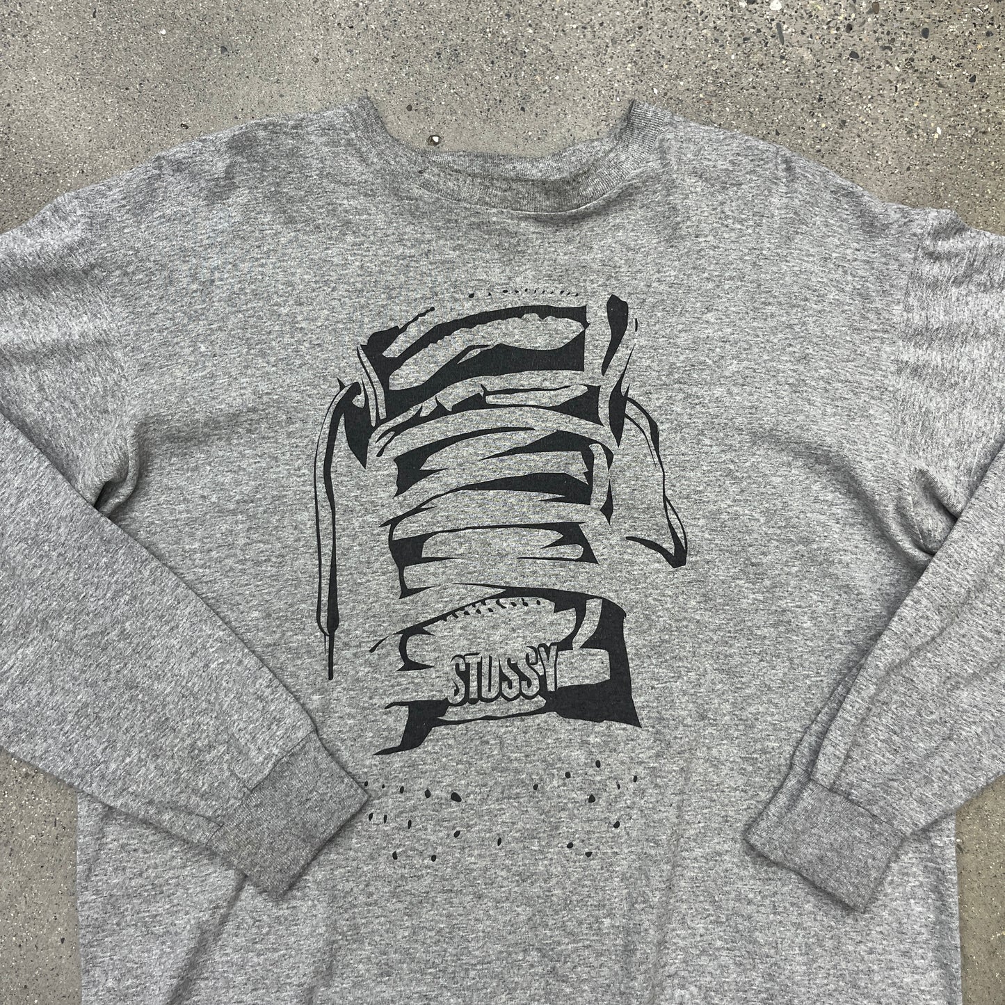 Stussy L/S Grey SZ L