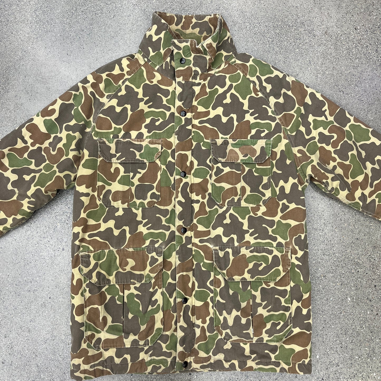 Vintage Woolrich Insulated Camo Hunting Jacket Made in USA SZ L