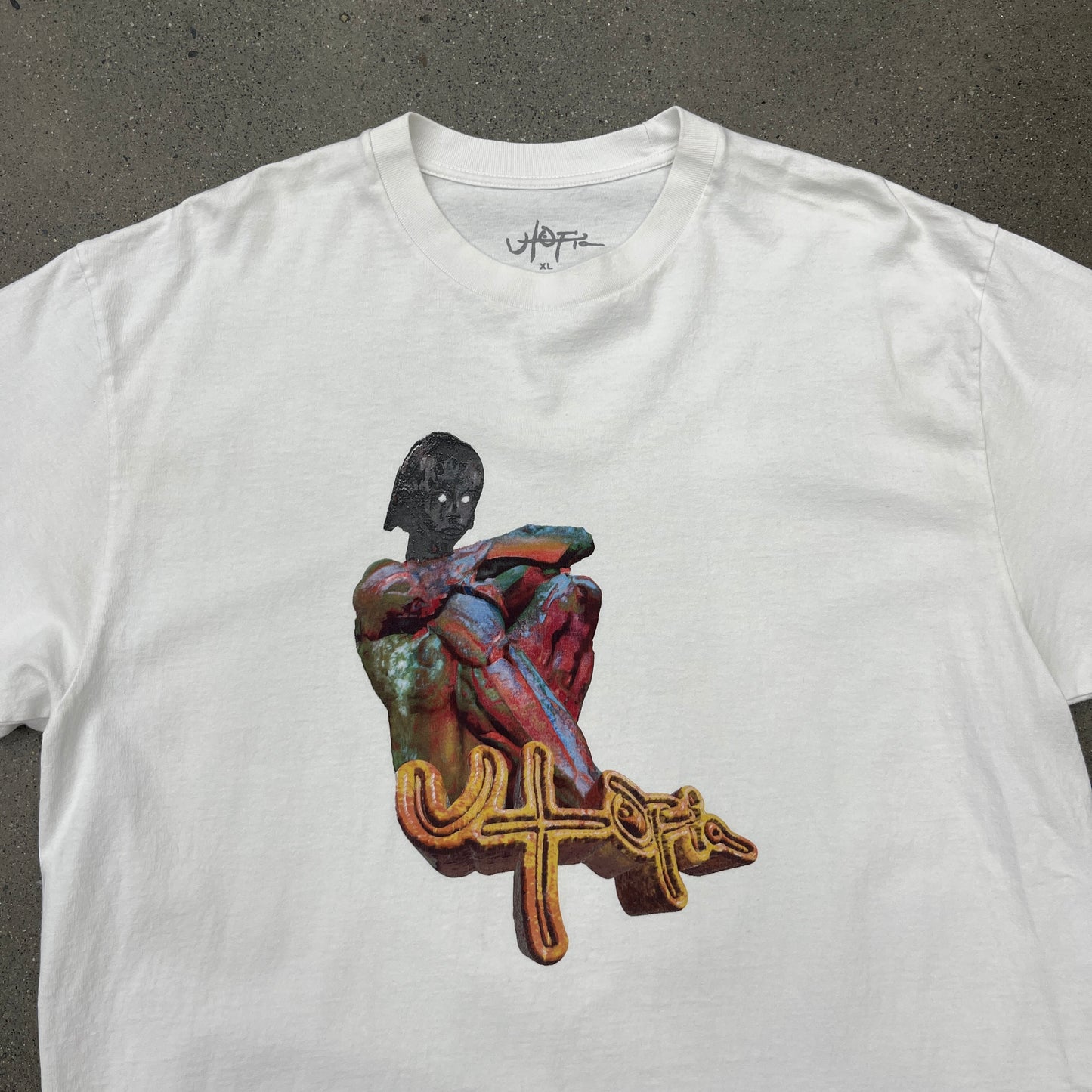 Travis Scott Utopia White Tee SZ XL