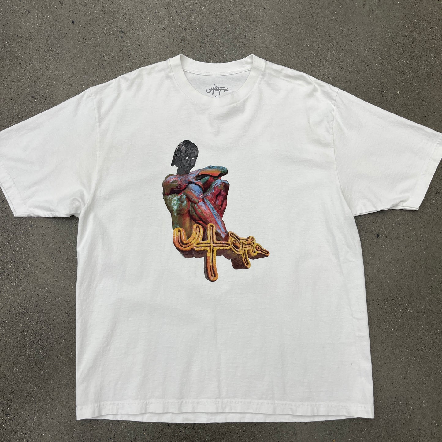 Travis Scott Utopia White Tee SZ XL