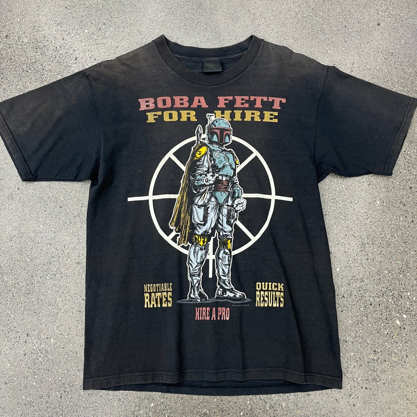 1996 Boba Fett For Hire Tee SZ L