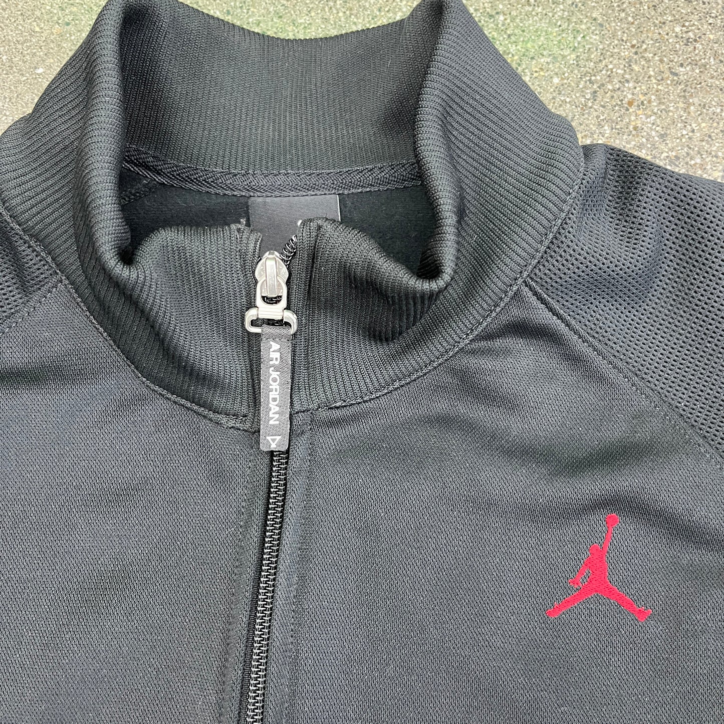 Jordan Flight Zip Up Jacket Black SZ M