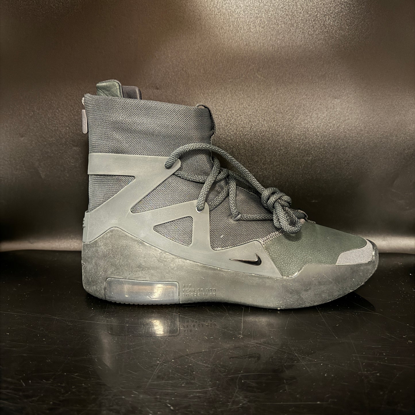 Nike Fear Of God 1 Triple Black SZ 9 (DS)