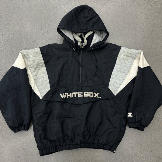 90s Starter Chicago White Sox Pullover Jacket SZ XL
