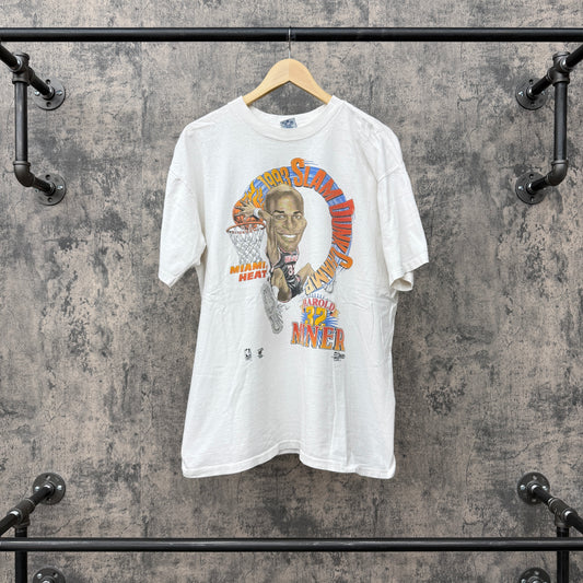 1993 Harold Miner Dunk Champion Tee SZ Large
